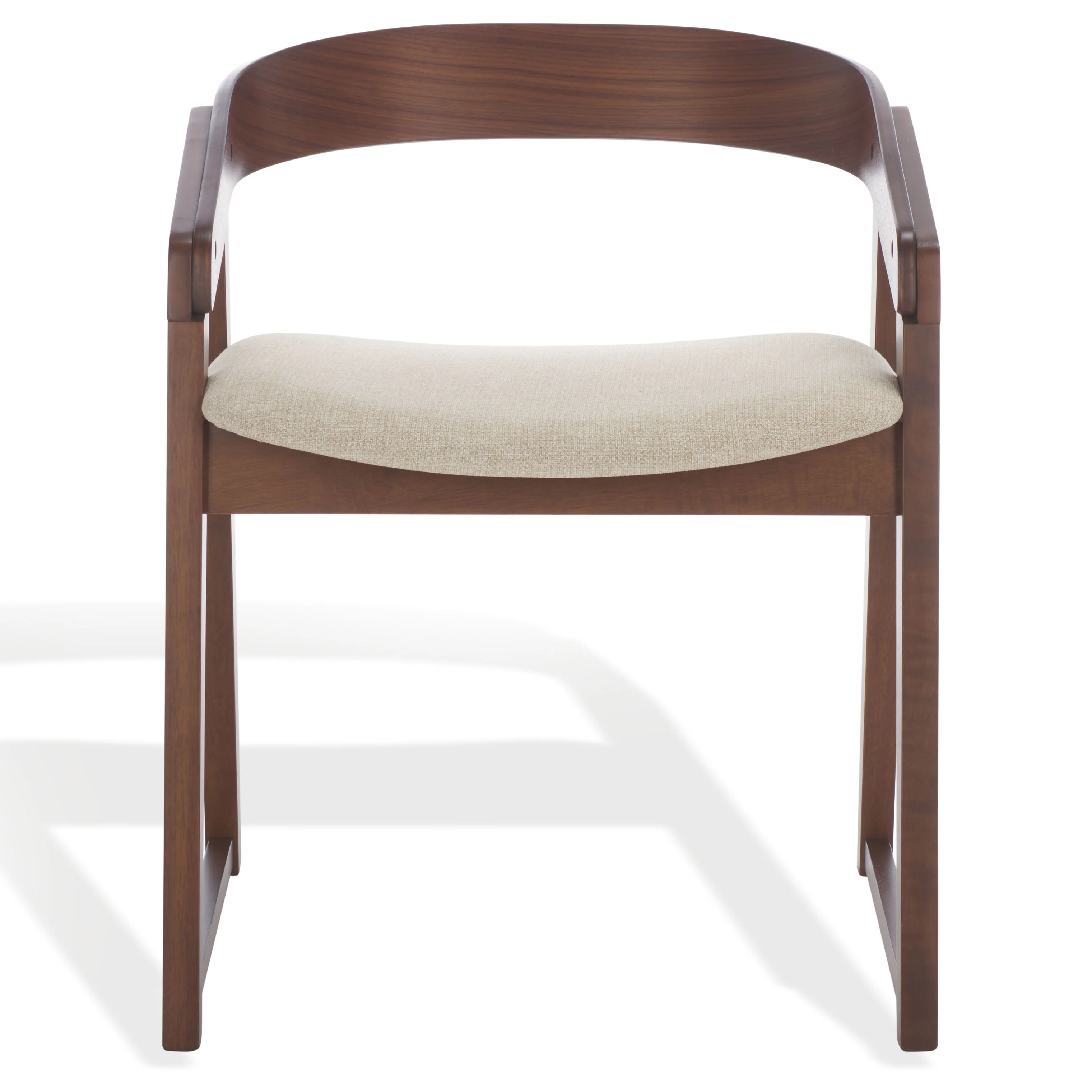 Hildabryna Wood Curved Back Dining Chair - Set of 2