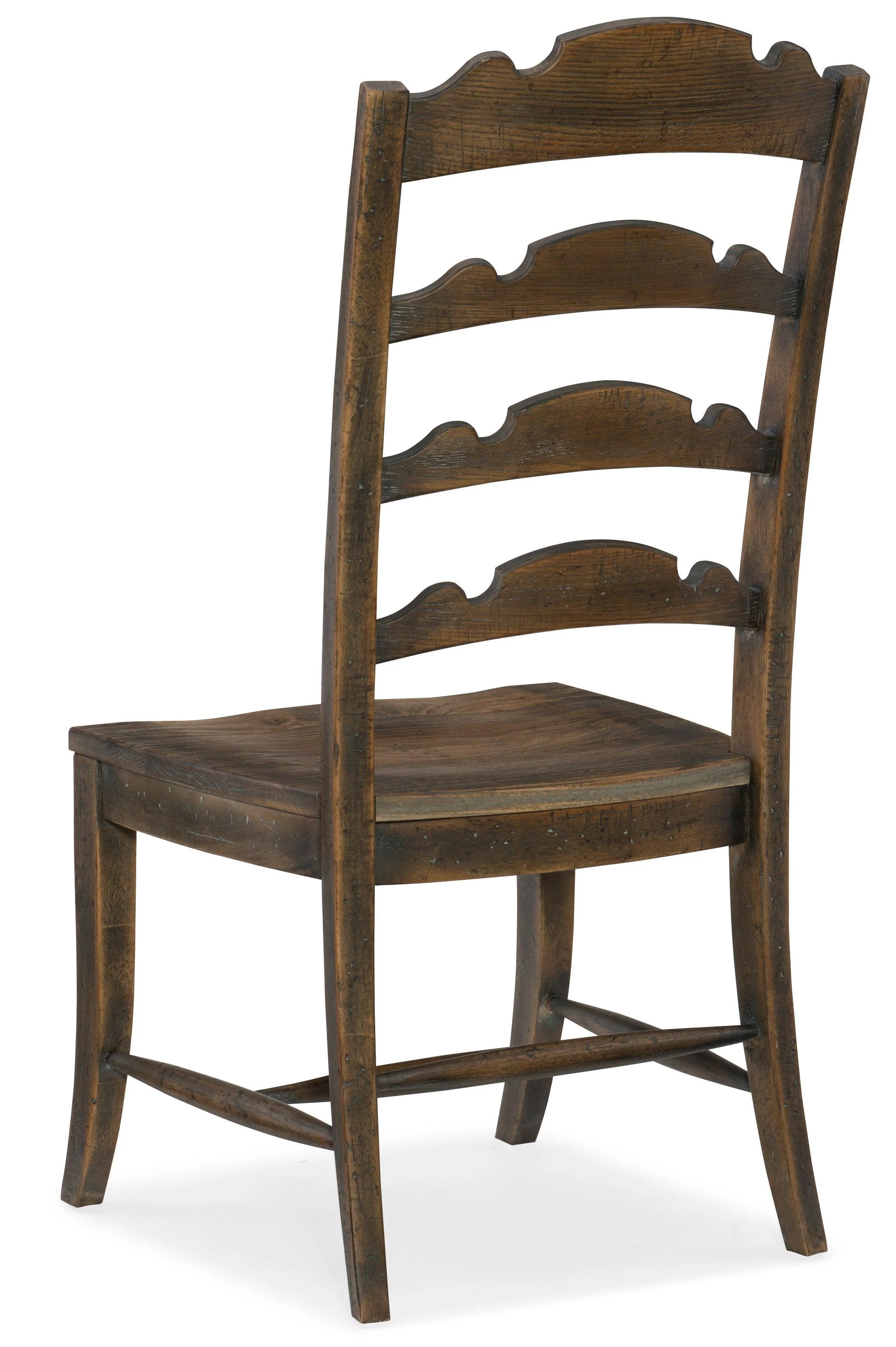 Hill Country Twin Sisters Ladderback Side Chair - Set of 2 - Image 2