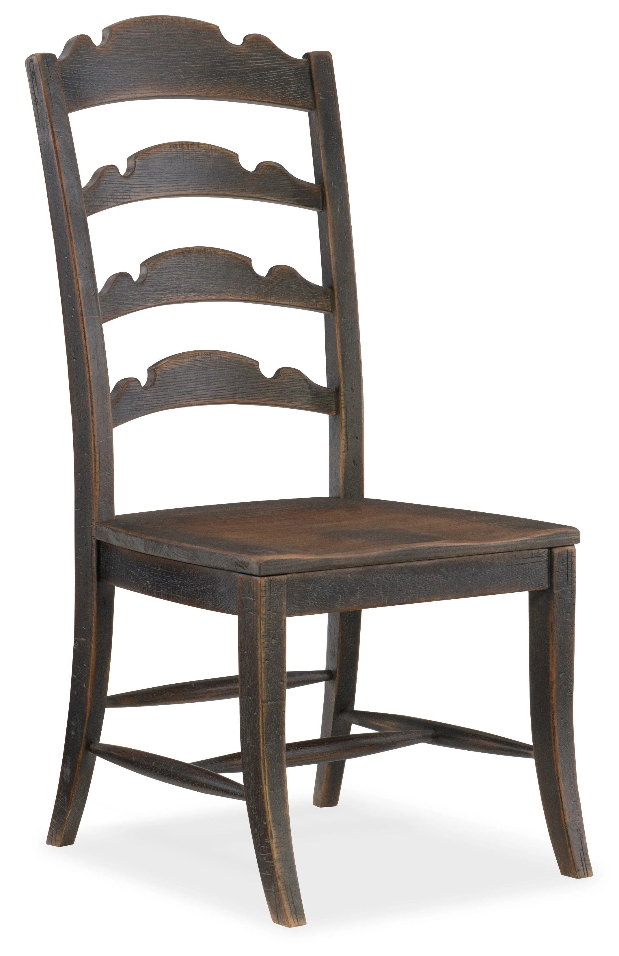 Hill Country Twin Sisters Ladderback Side Chair - Set of 2 - Image 4