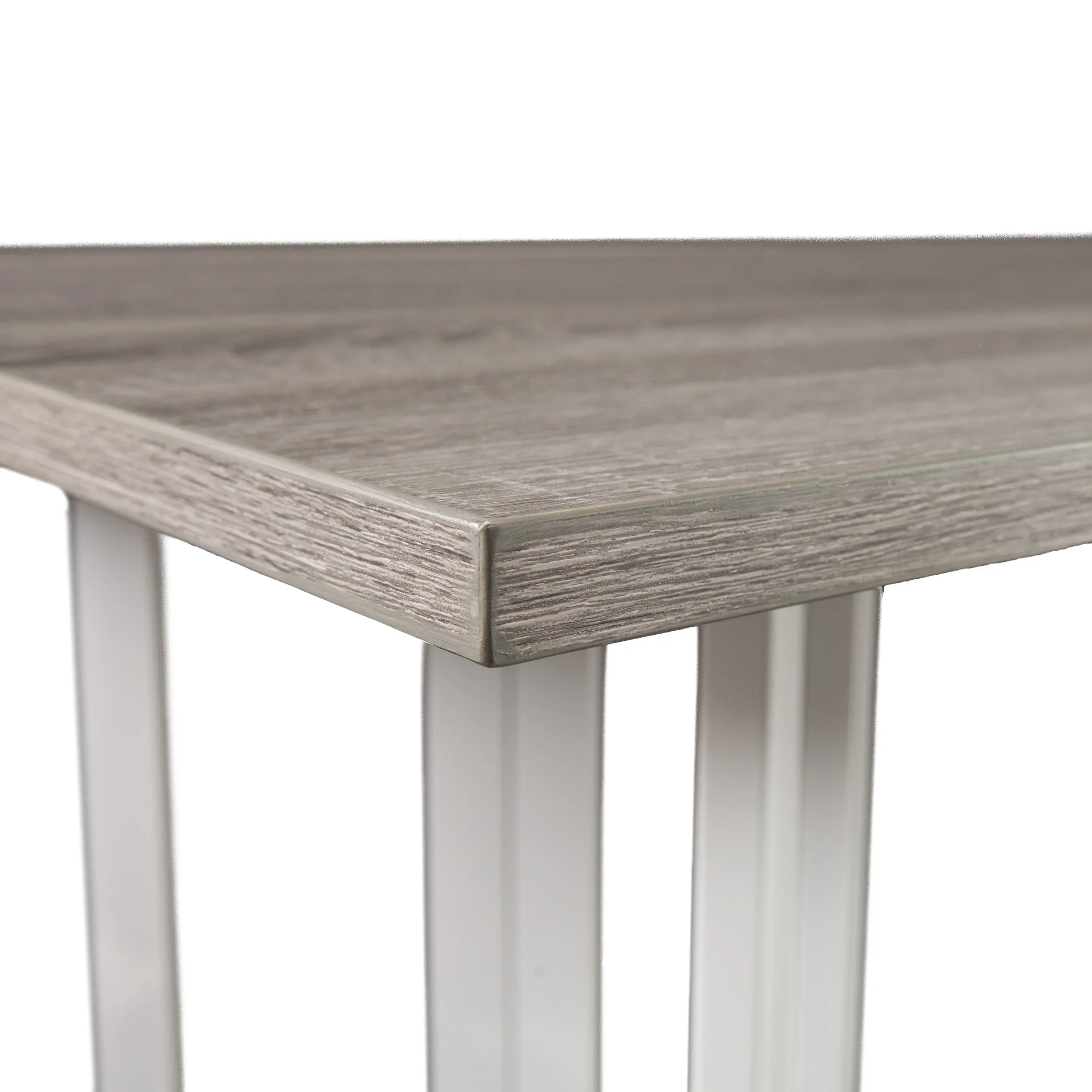 Holly & Martin Driness Drop Leaf Table - Gray w/ White - Image 5