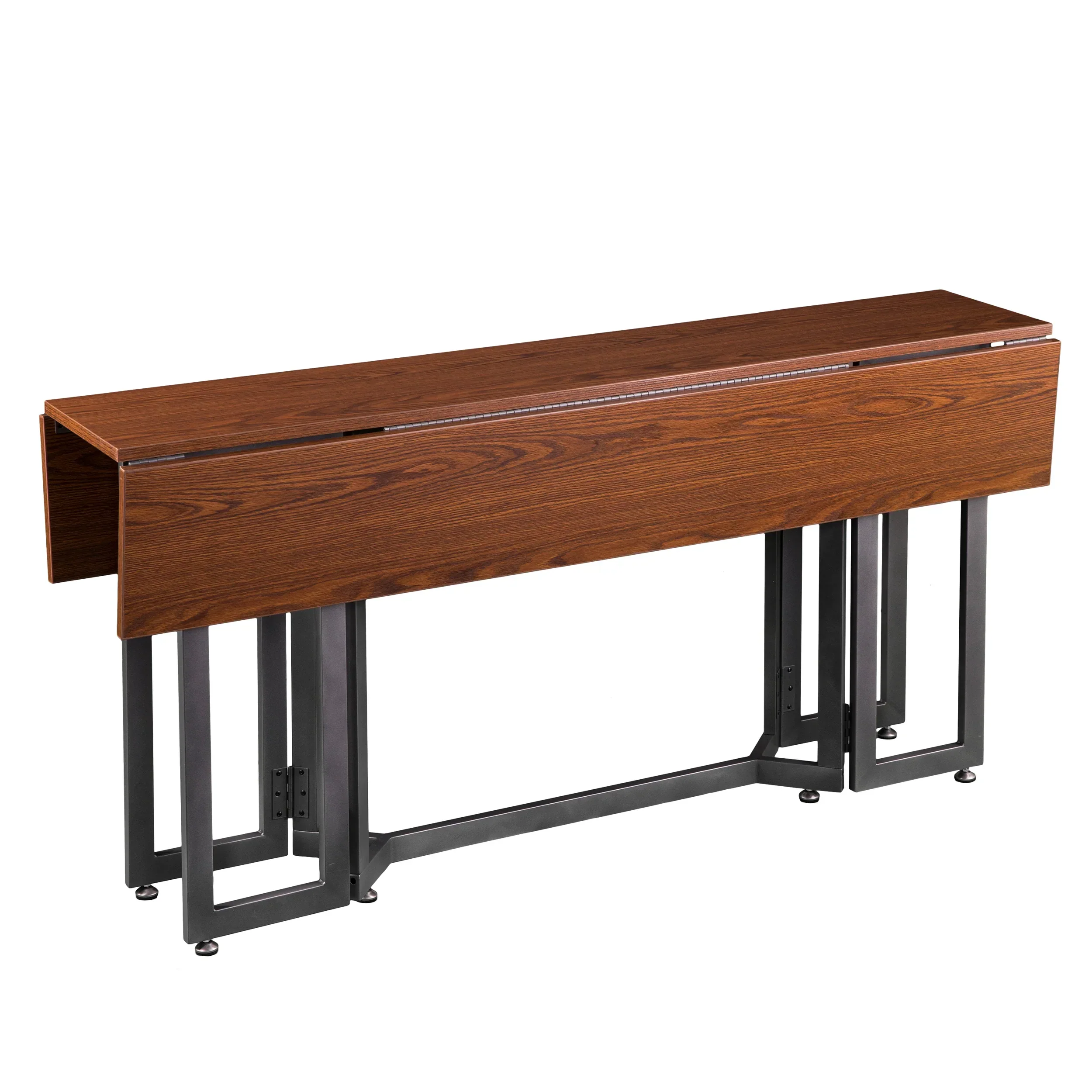 Holly & Martin Driness Drop Leaf Table - Tobacco w/ Gray