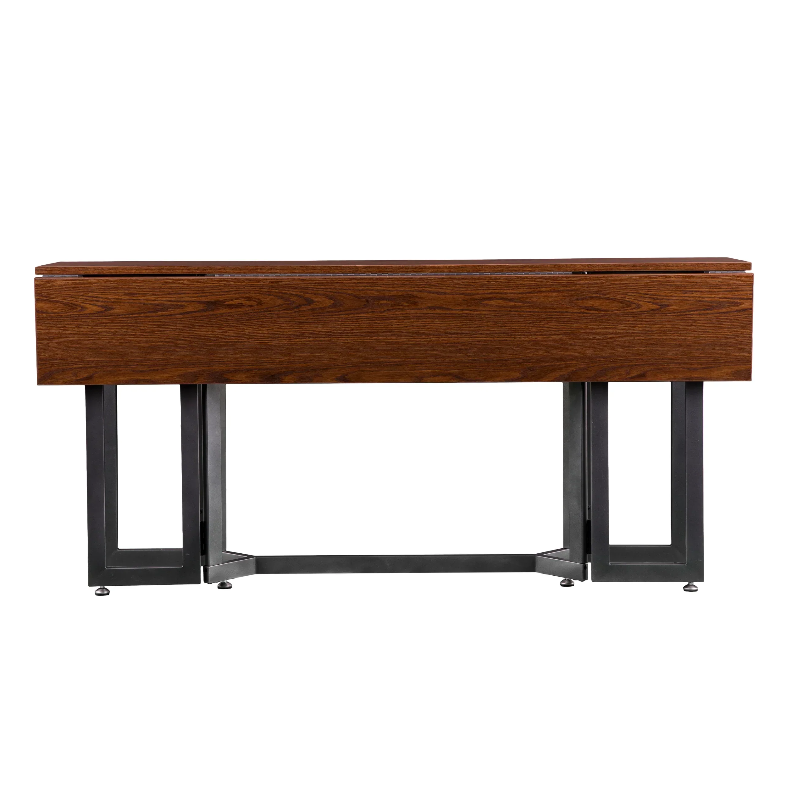 Holly & Martin Driness Drop Leaf Table - Tobacco w/ Gray - Image 7