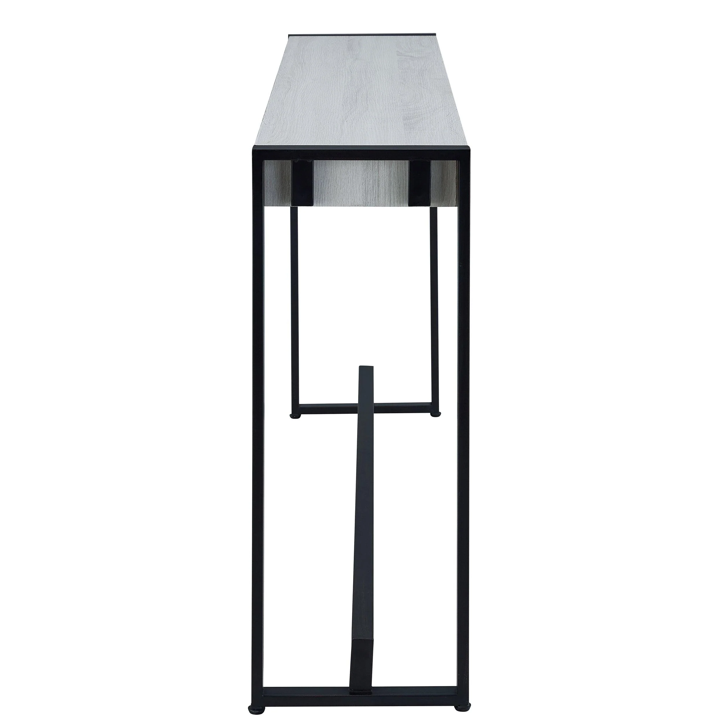 Holly & Martin Macen Console - Black w/ Distressed White - Image 4