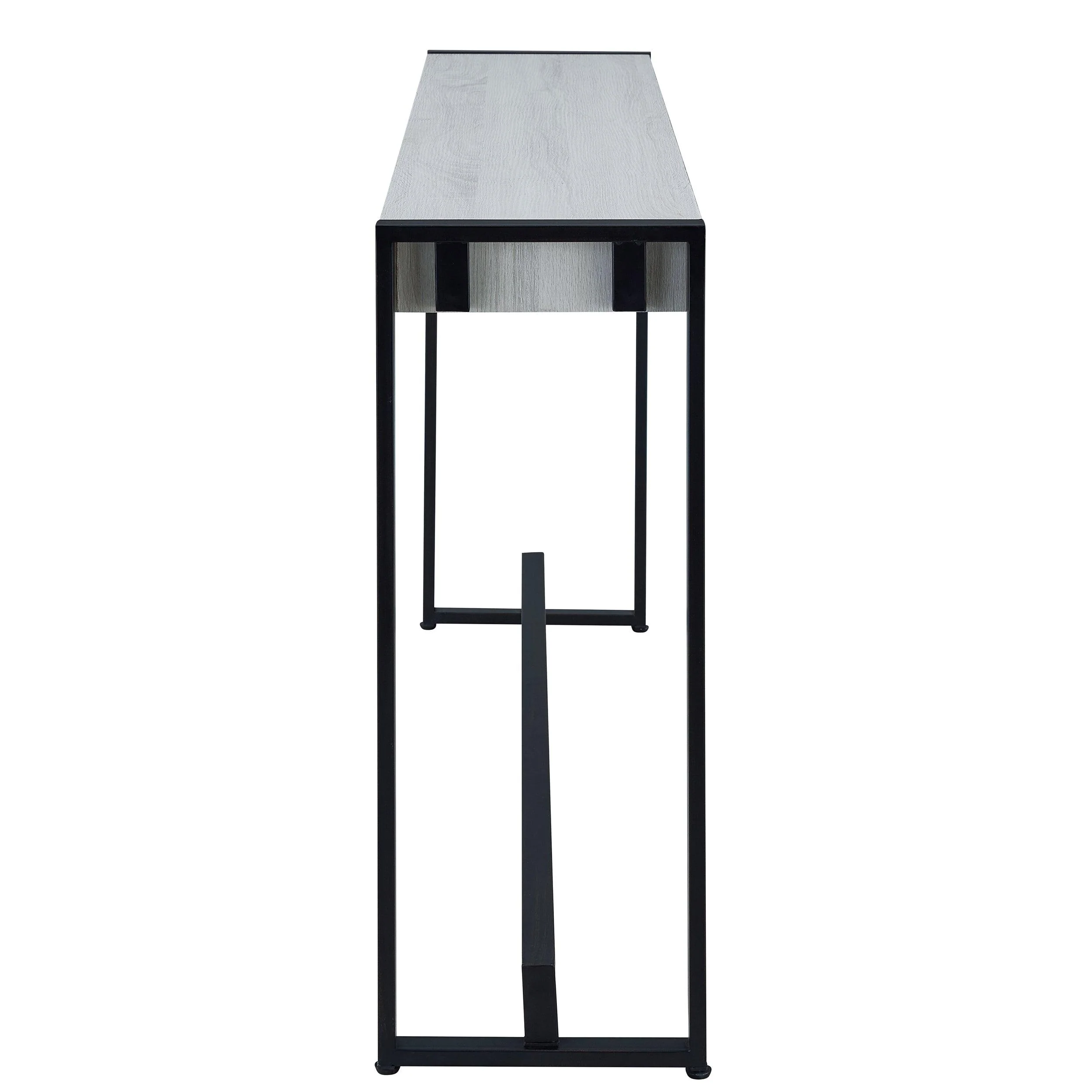 Holly & Martin Macen Console - Black w/ Distressed White - Image 7