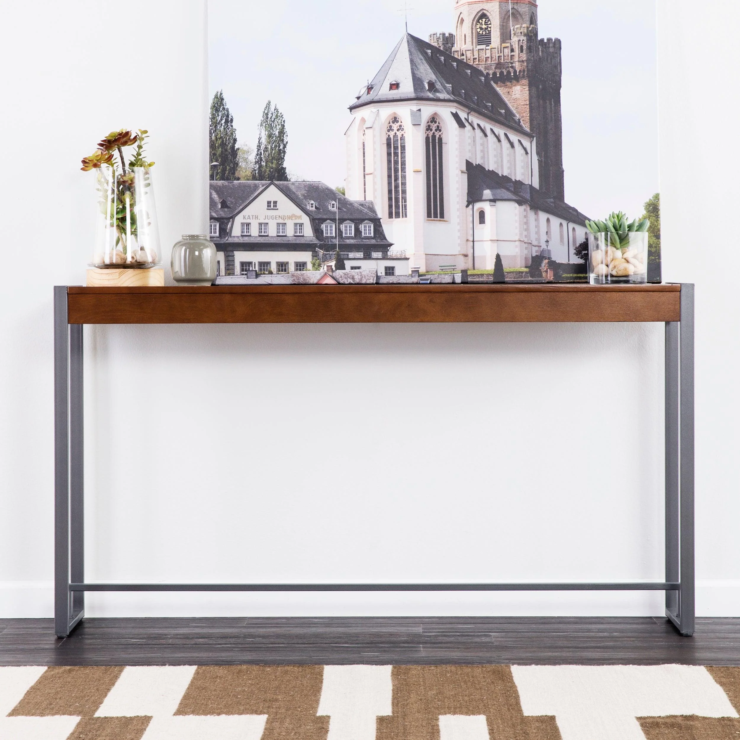 Holly & Martin Macen Console - Dark Tobacco w/ Gunmetal - Image 2