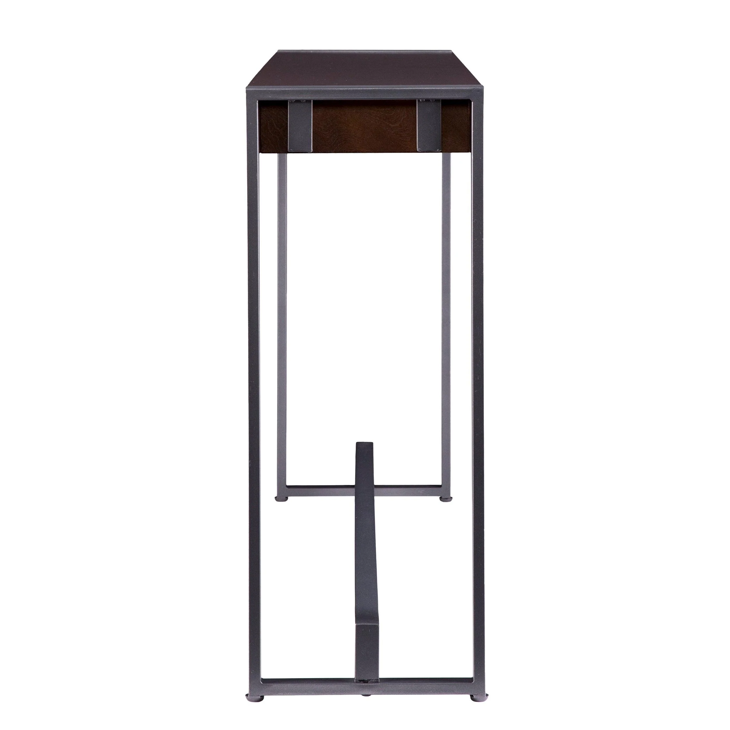 Holly & Martin Macen Console - Dark Tobacco w/ Gunmetal - Image 7