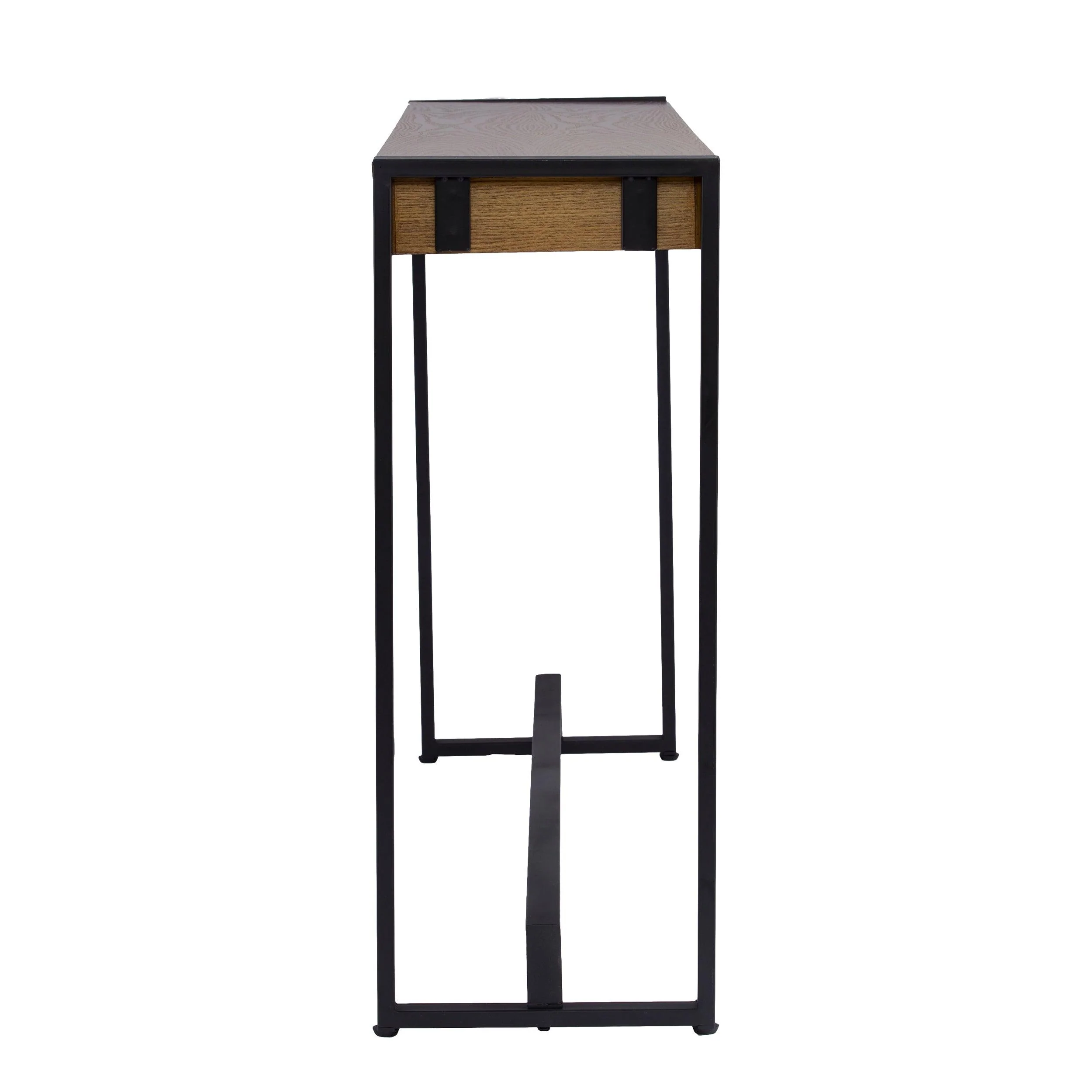 Holly & Martin Macen Console - Weathered Gray Oak w/ Black - Image 4