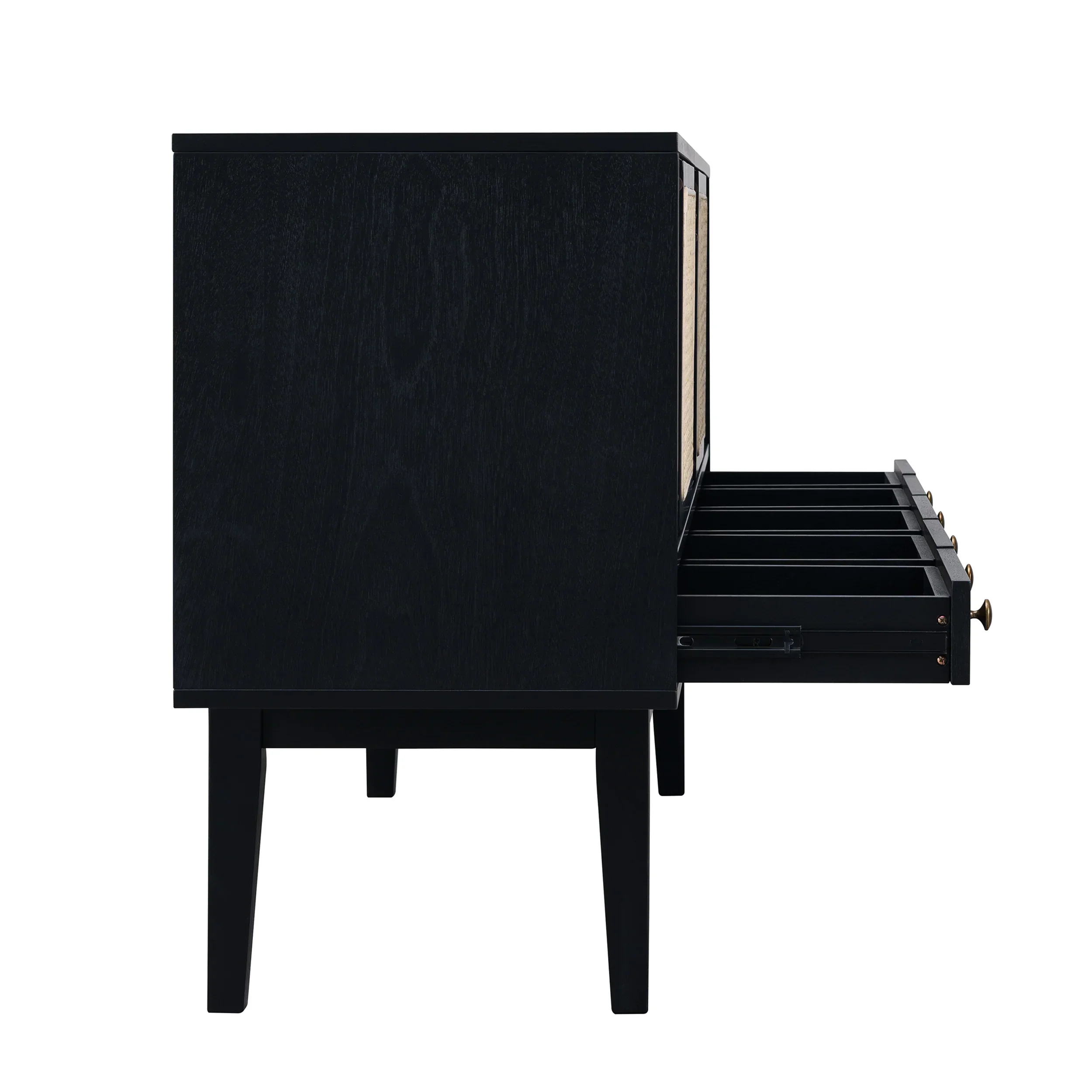 Holly & Martin Simms Midcentury Modern Media Console - Black - Image 4