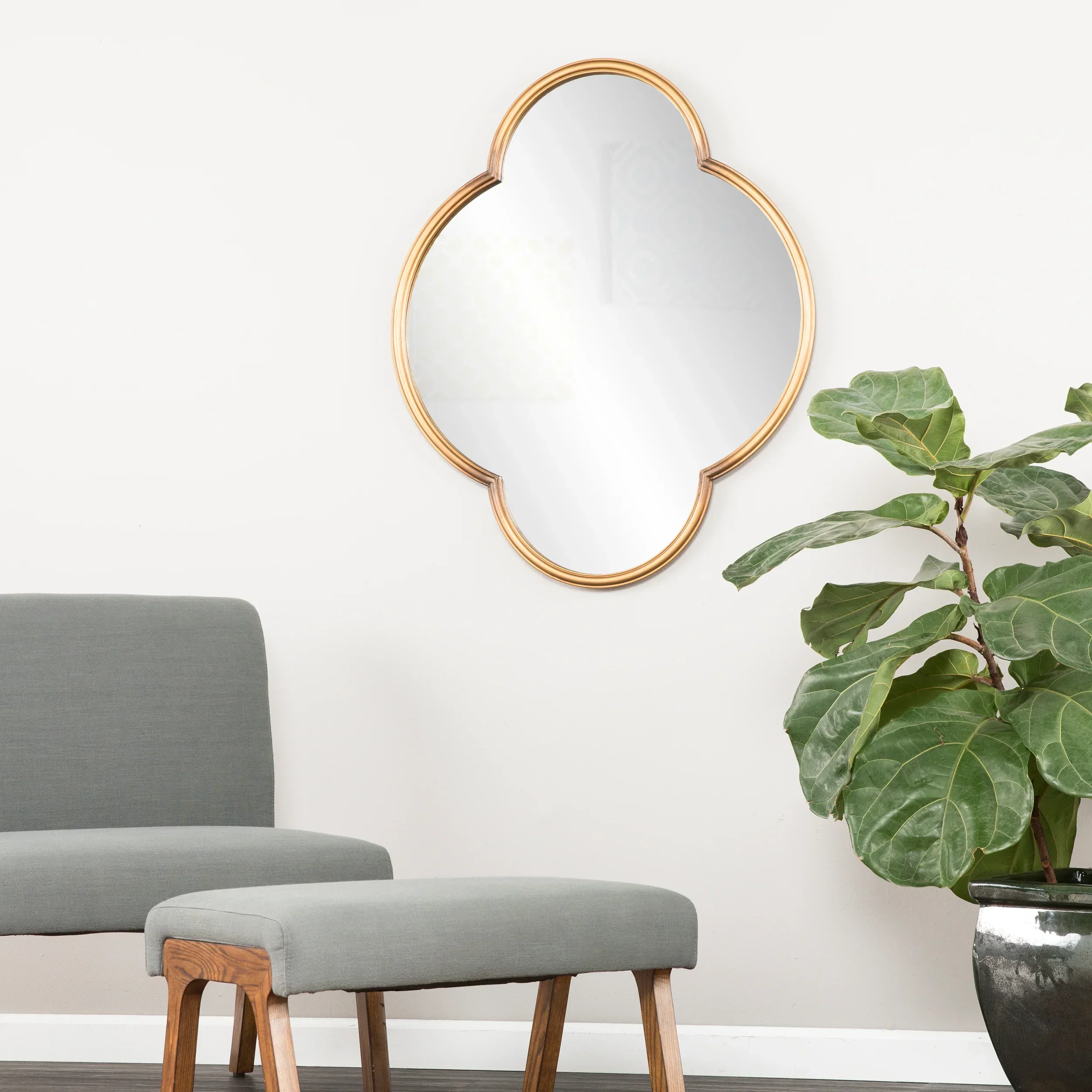 Holly & Martin Willis Decorative Wall Mirror - Gold - Image 8