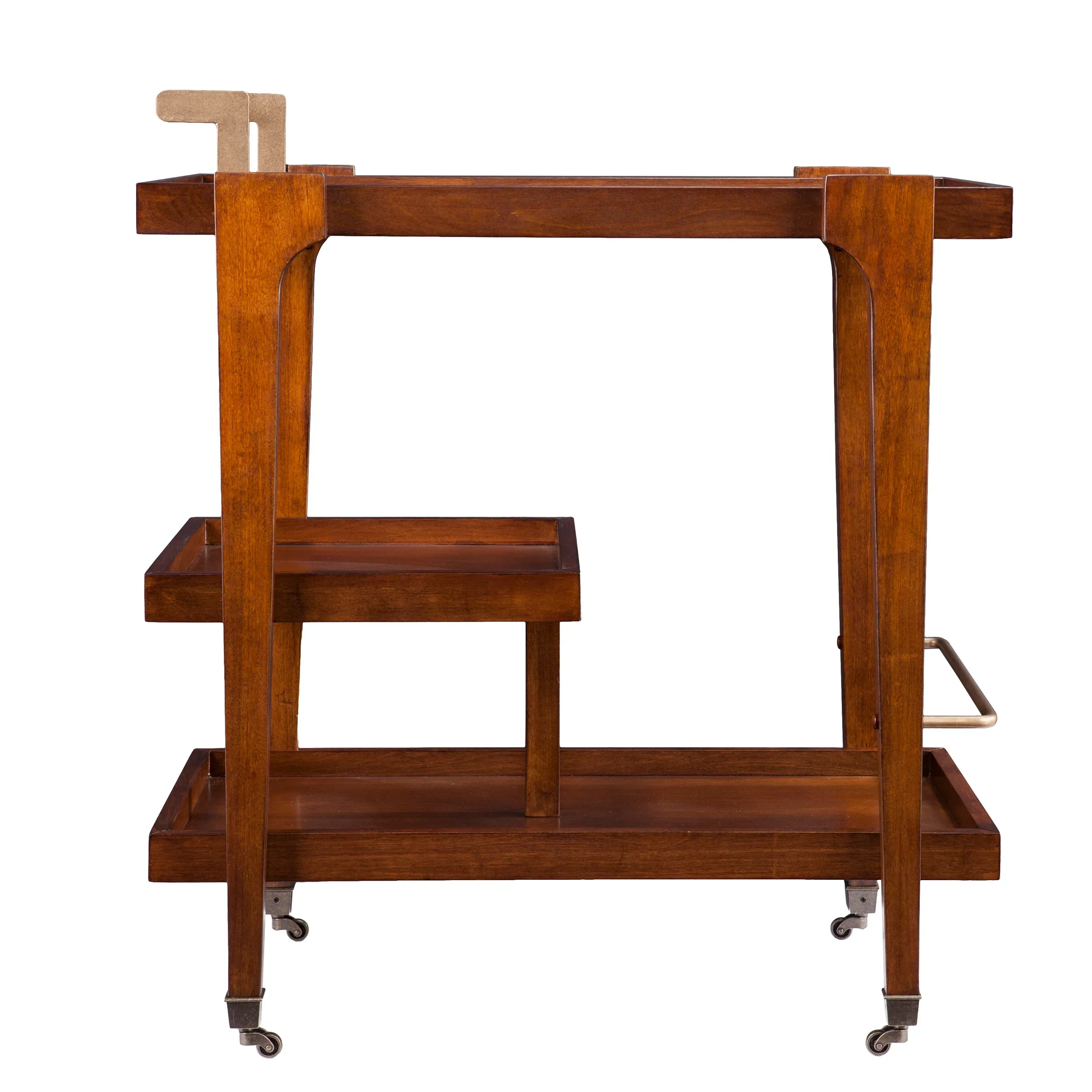 Holly & Martin Zhori Midcentury Modern Bar Cart - Image 3