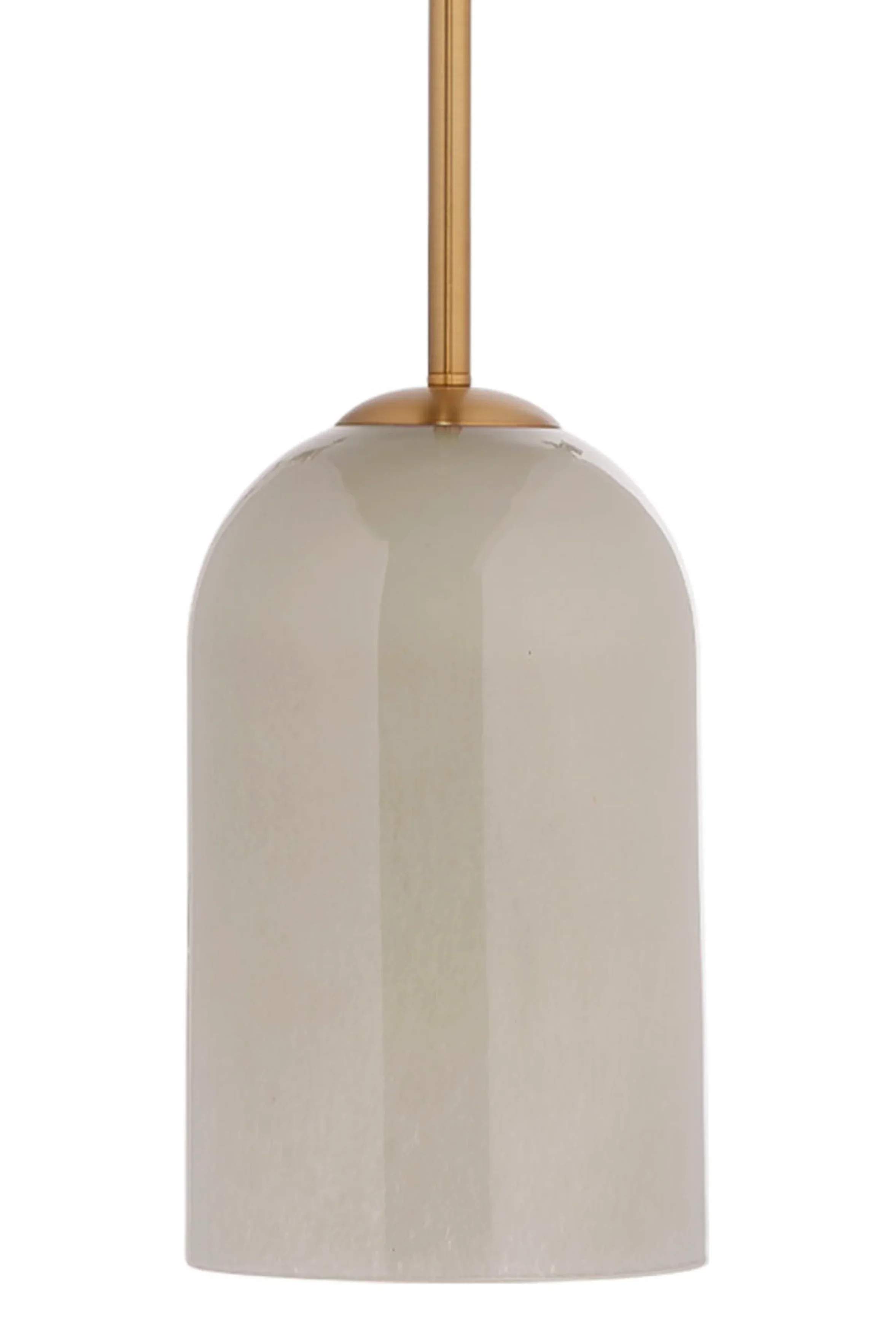 Holt 1-Light Glass Pendant, Taupe