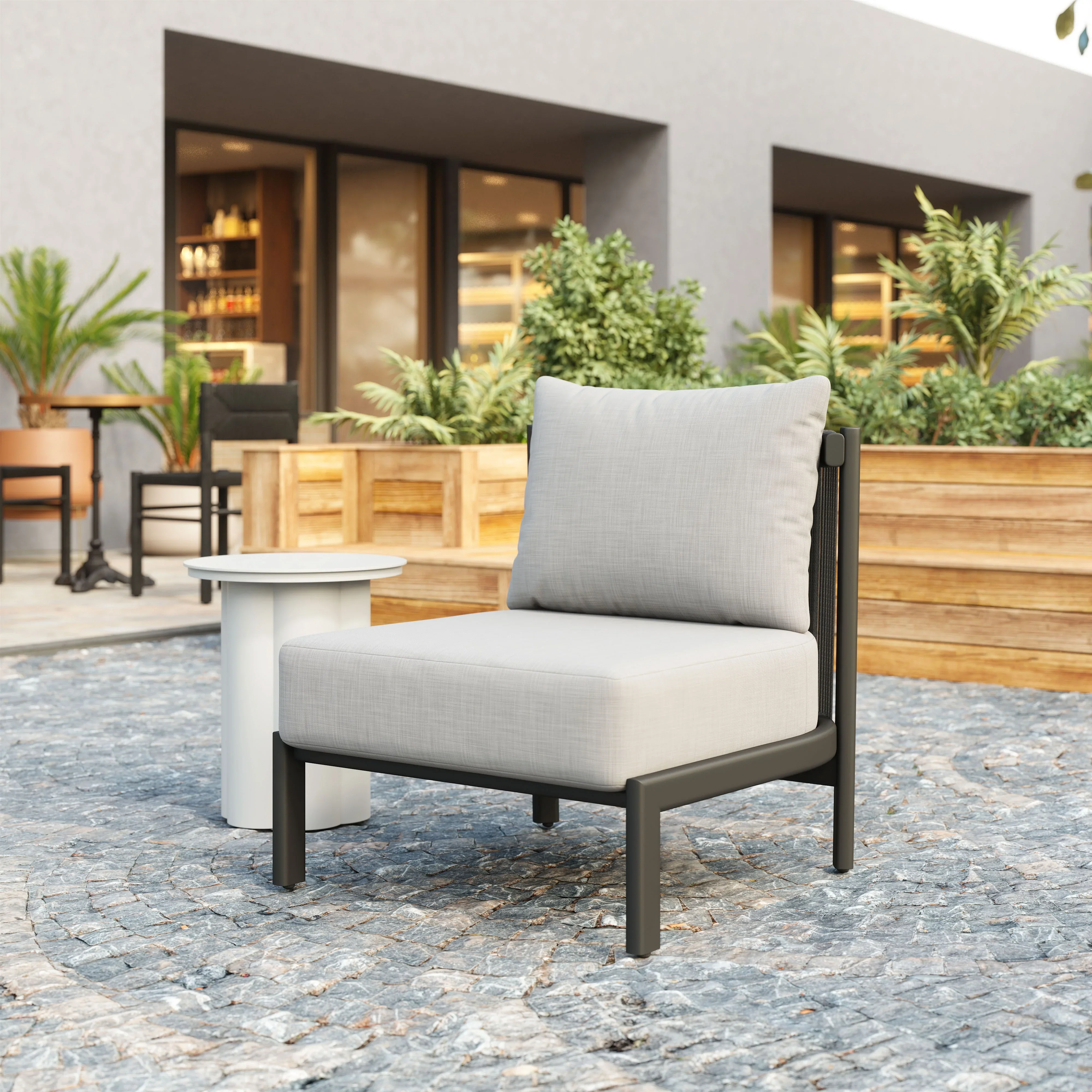 Horizon Accent Chair Gray - Image 2