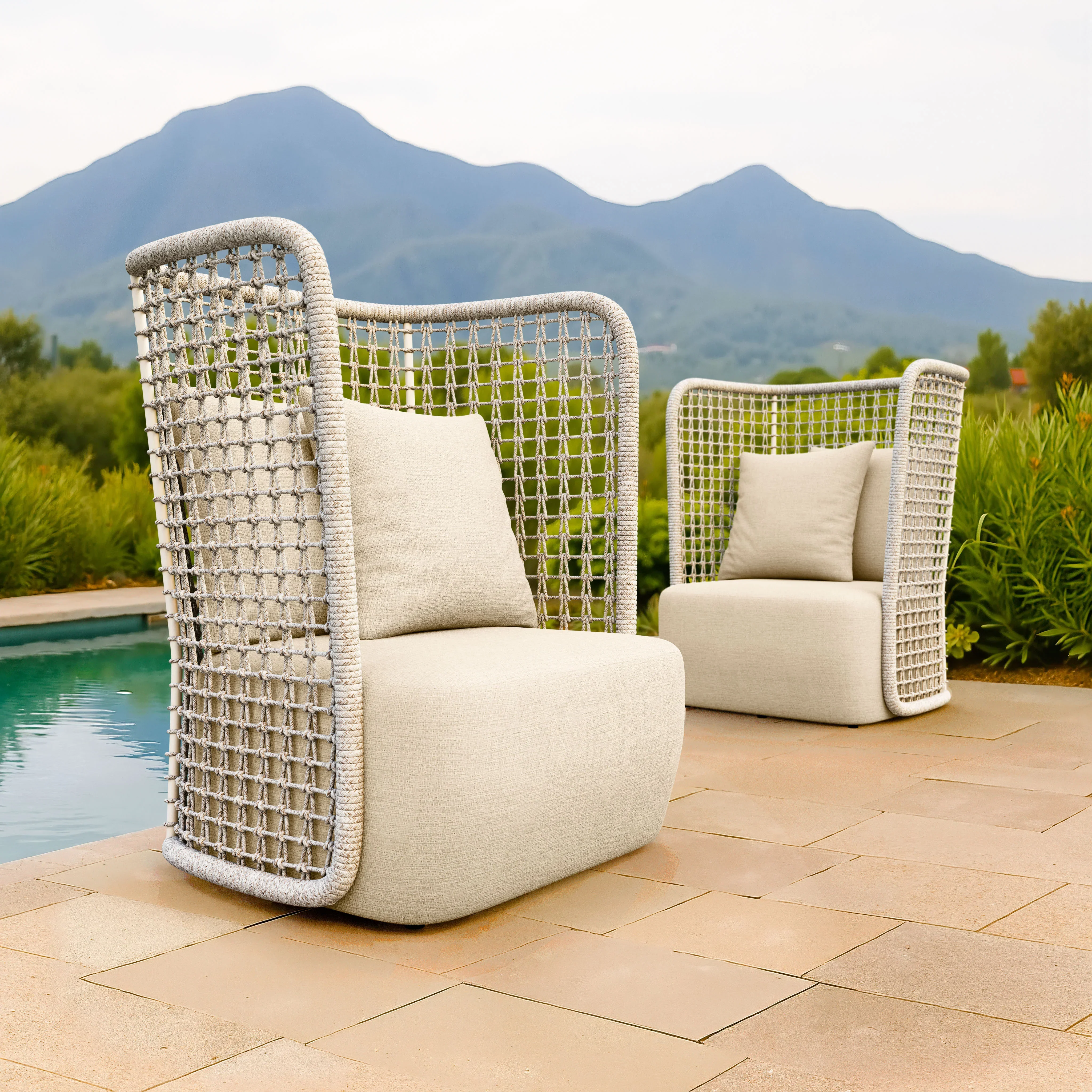 Hudu Accent Chair Beige - Image 3