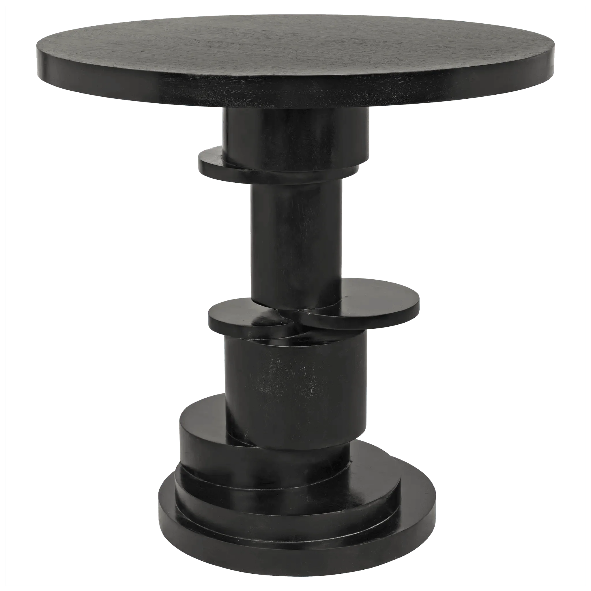 Hugo Side Table, Hand Rubbed Black