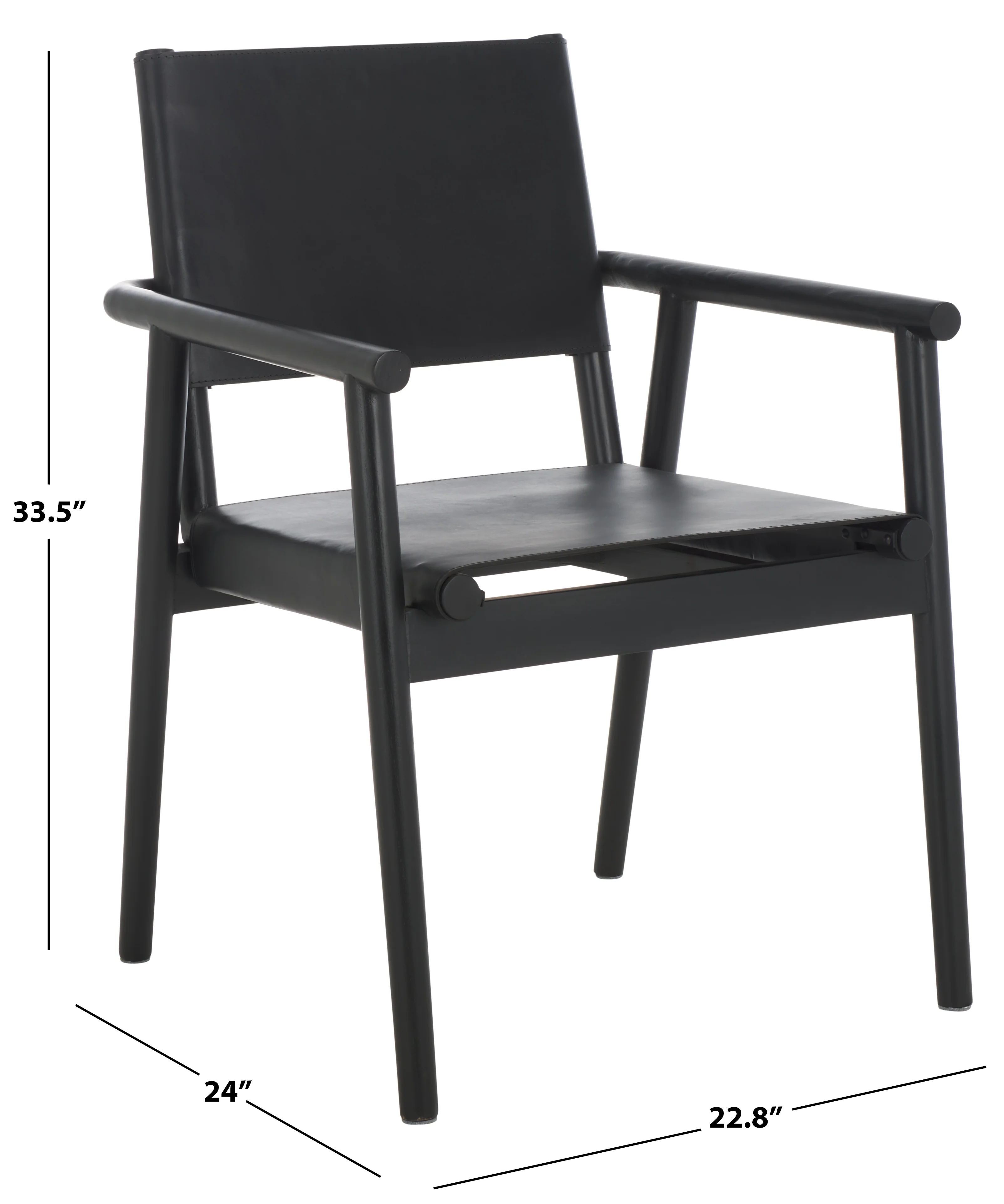 Hutson Leather Dining Chair - Image 7