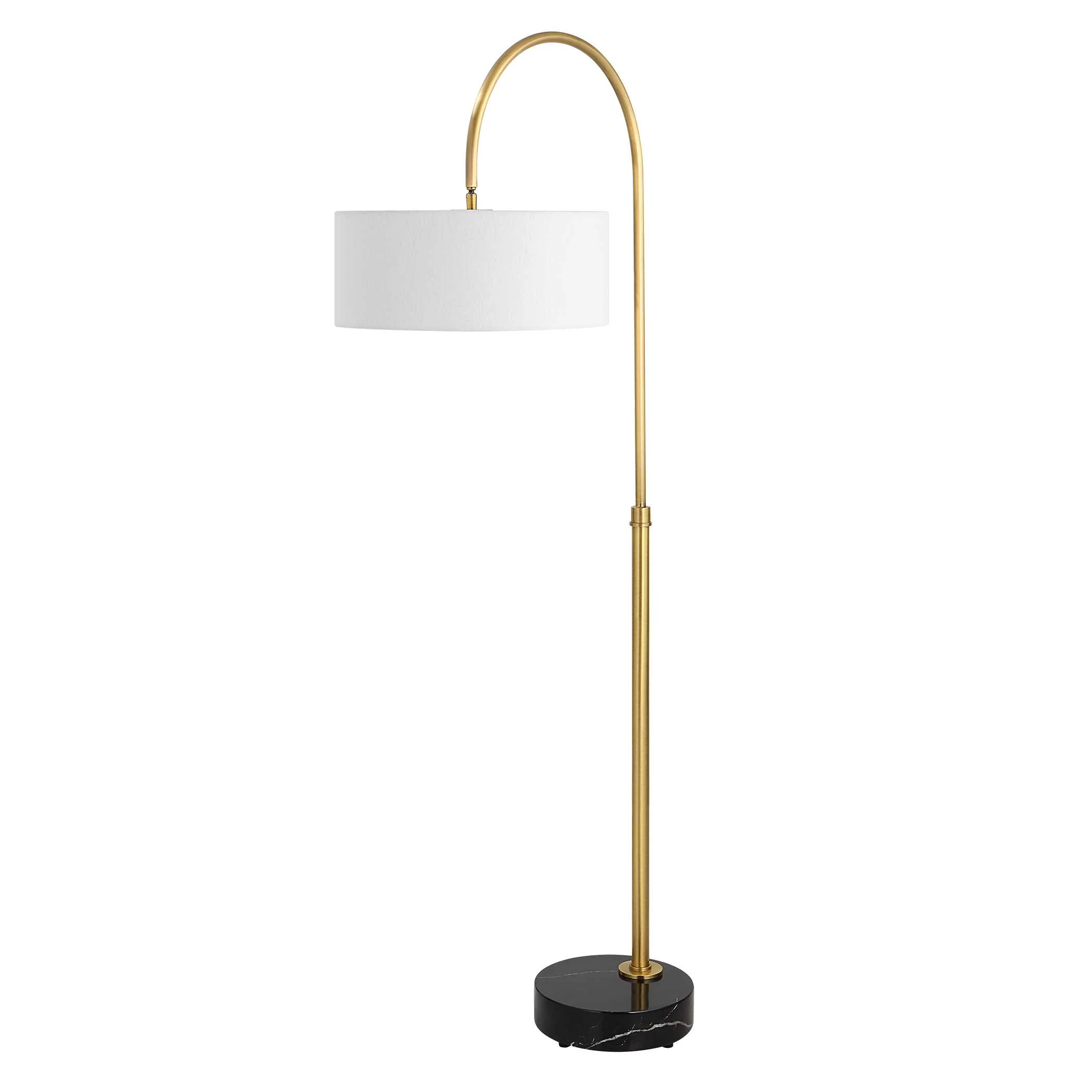 Huxford Brass Arch Floor Lamp - Image 4