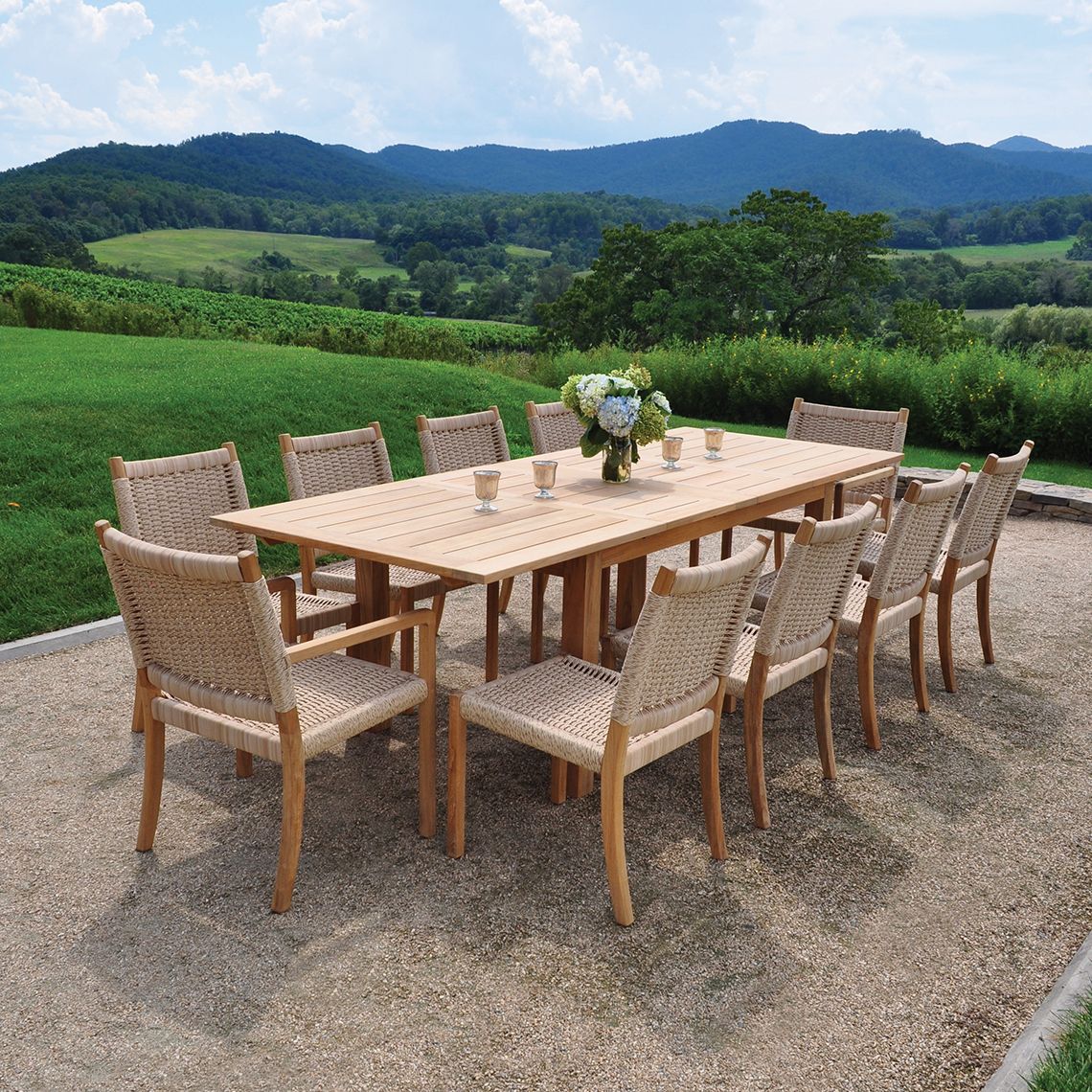 Hyannis 102" X 39.5" Rectangle Extension Table - Image 2