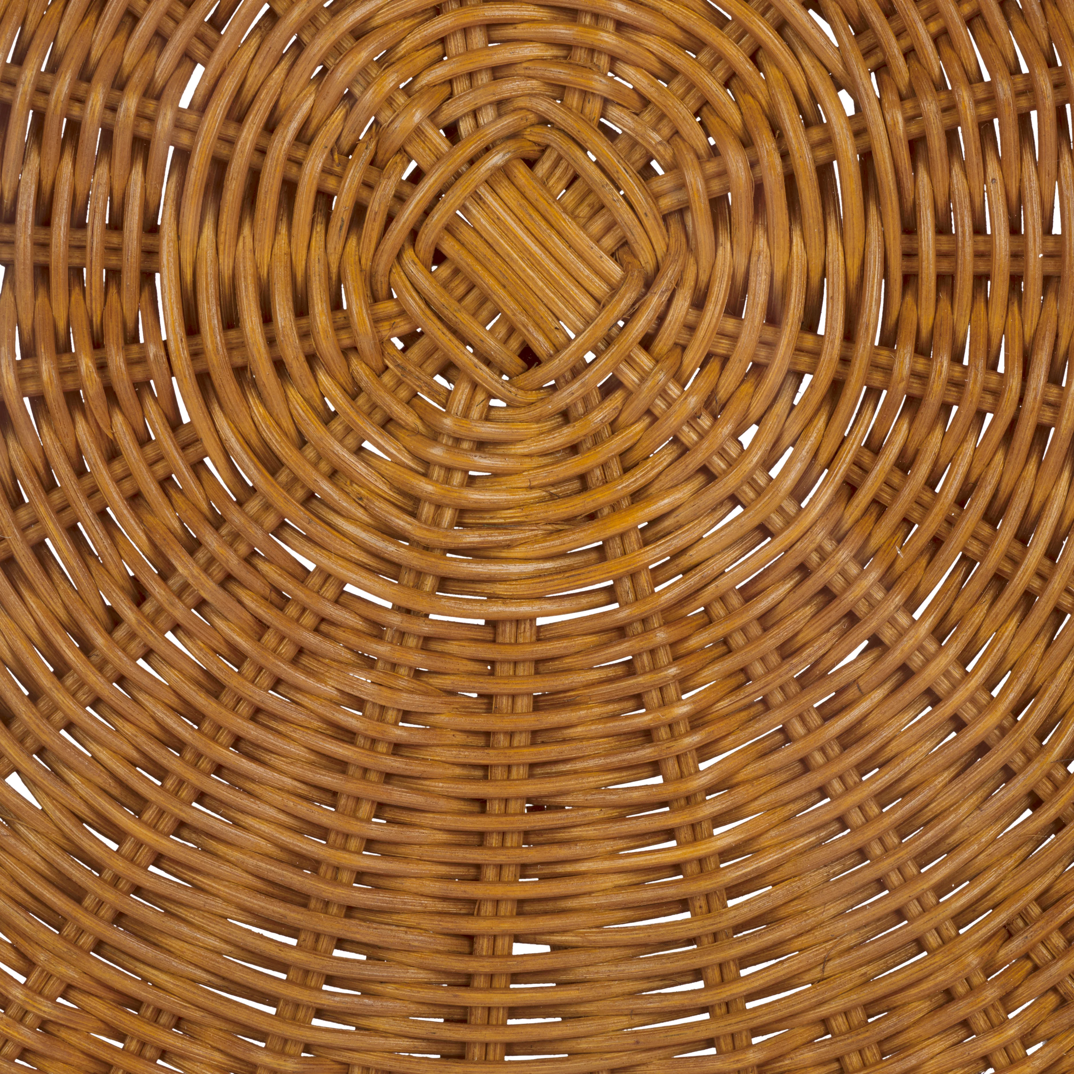 Hylda Round Rattan Accent Table - Image 4