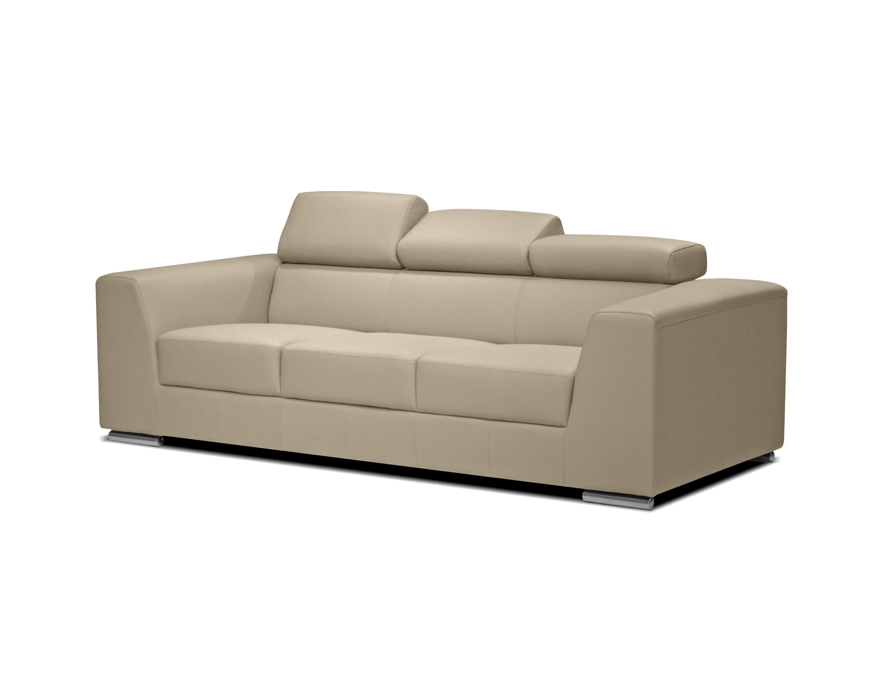 ICON Sofa Adjustable Headreat / Polished Steel Legs - Image 3