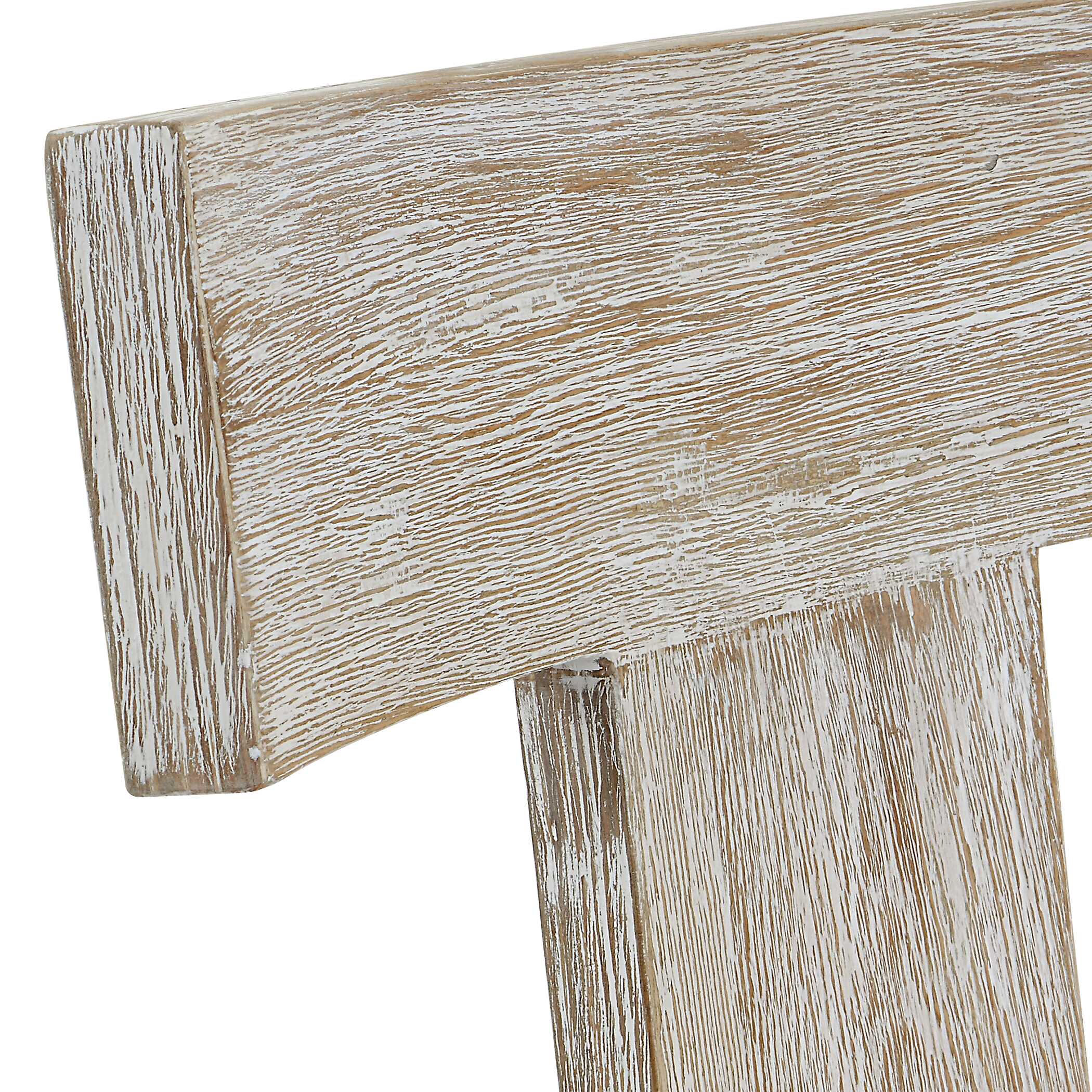 Idris White Counter Stool - Image 7