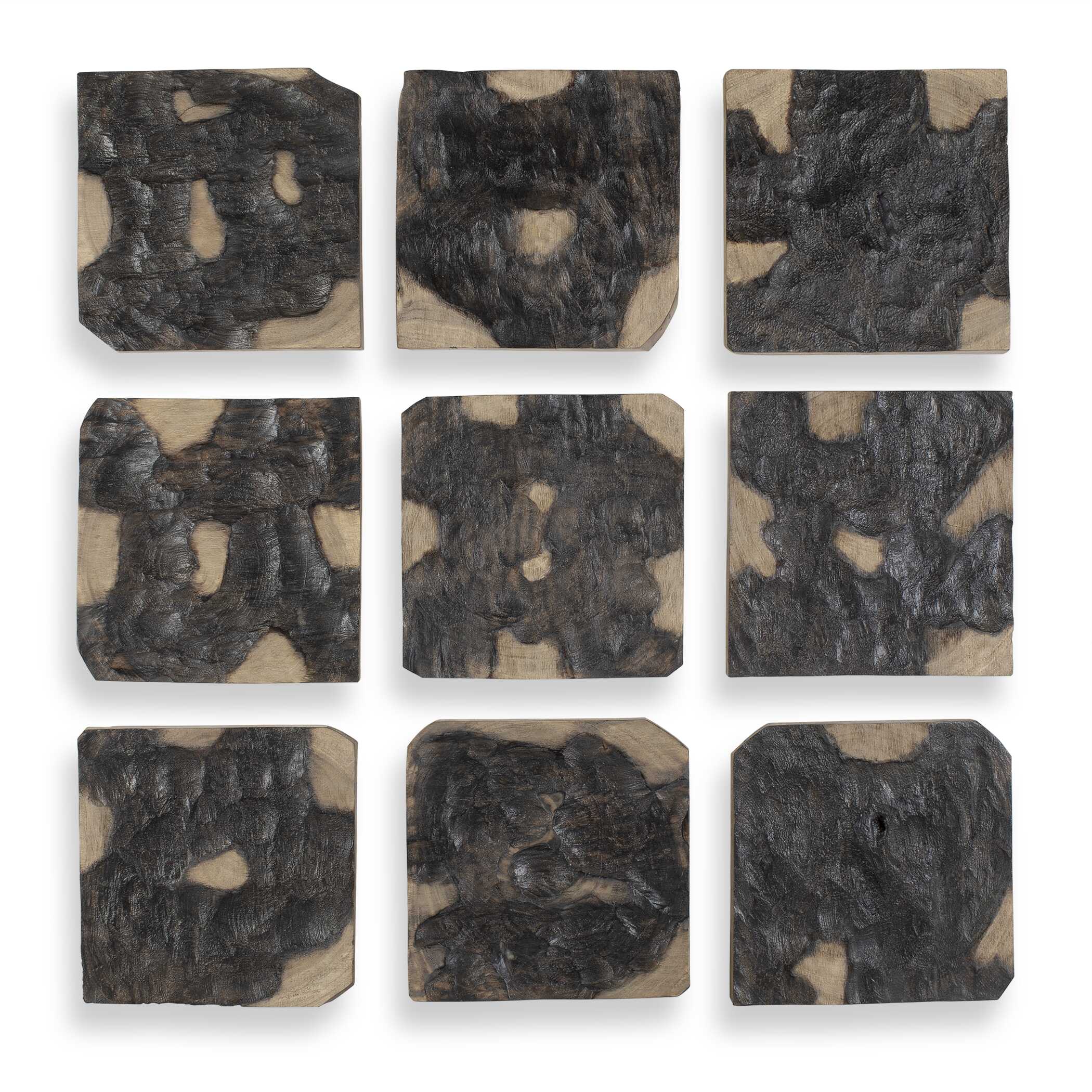 Ignite Wood Wall Decor - Set of 9