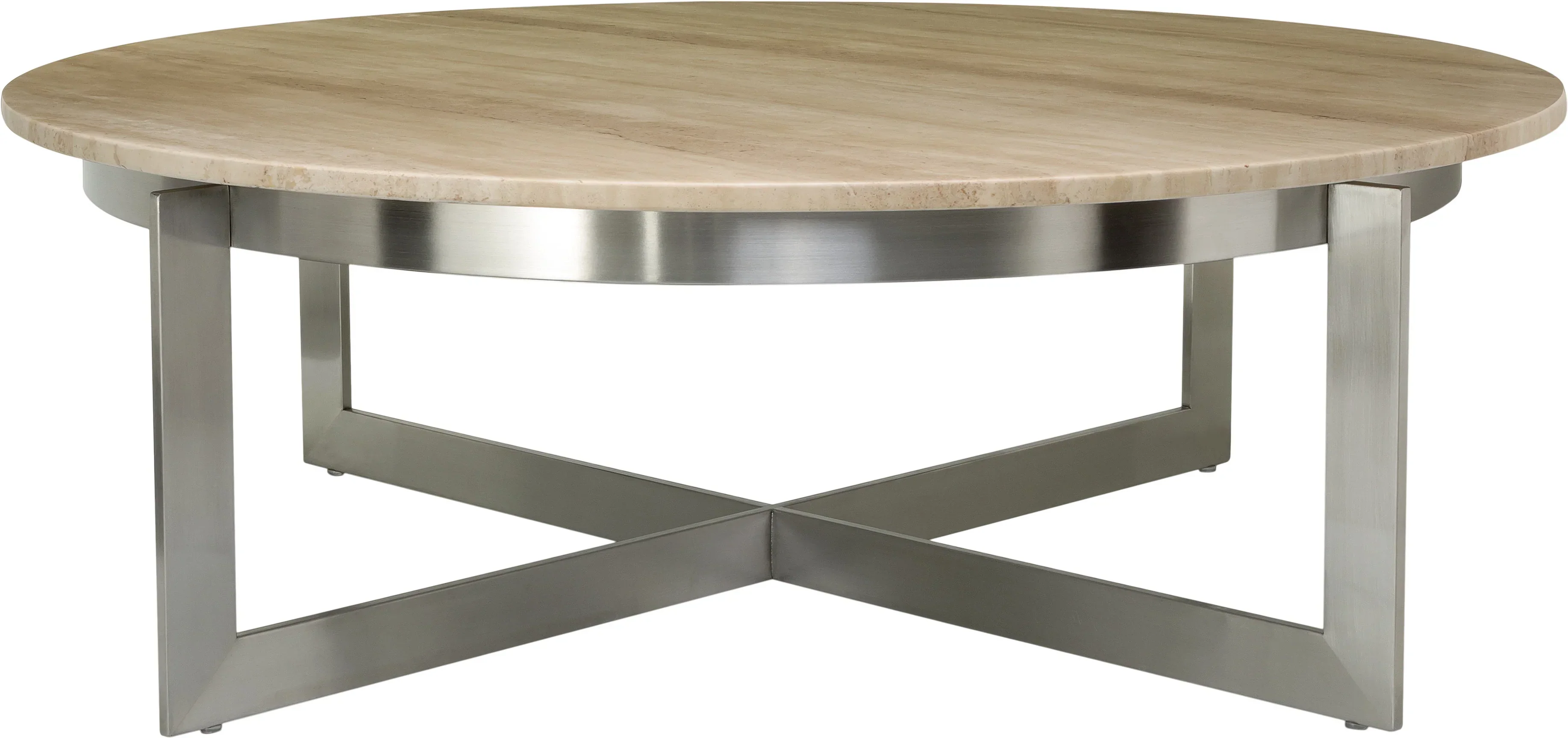 Irma Round Marble Cocktail Table