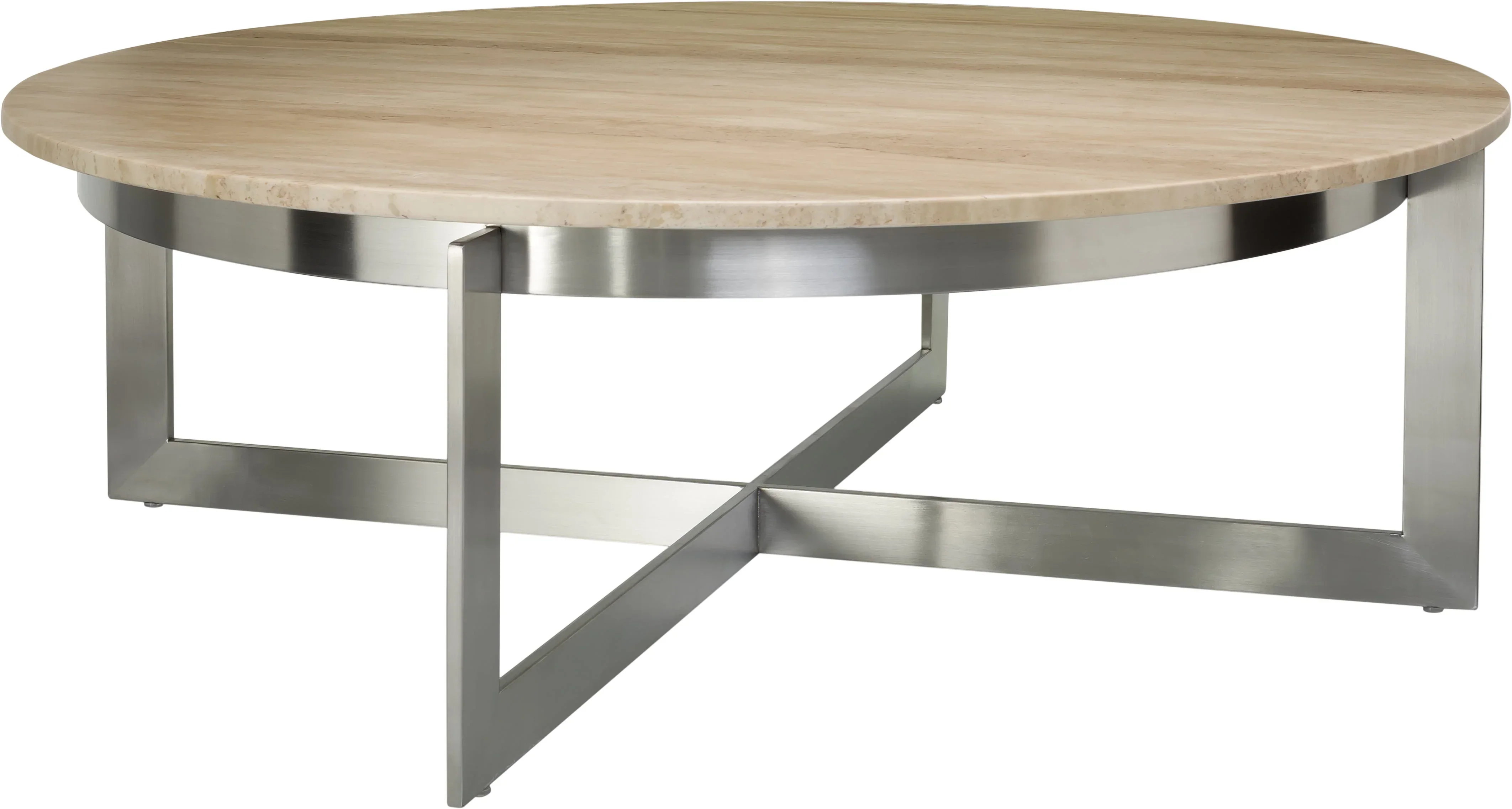 Irma Round Marble Cocktail Table - Image 2