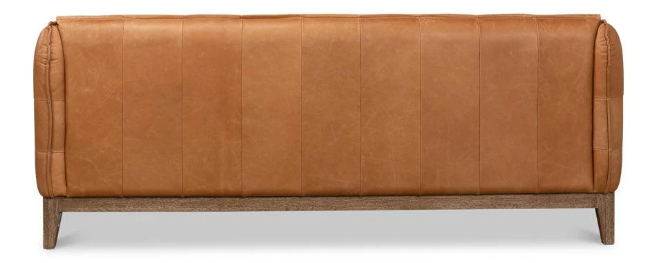 Isaac Leather Sofa - Image 5