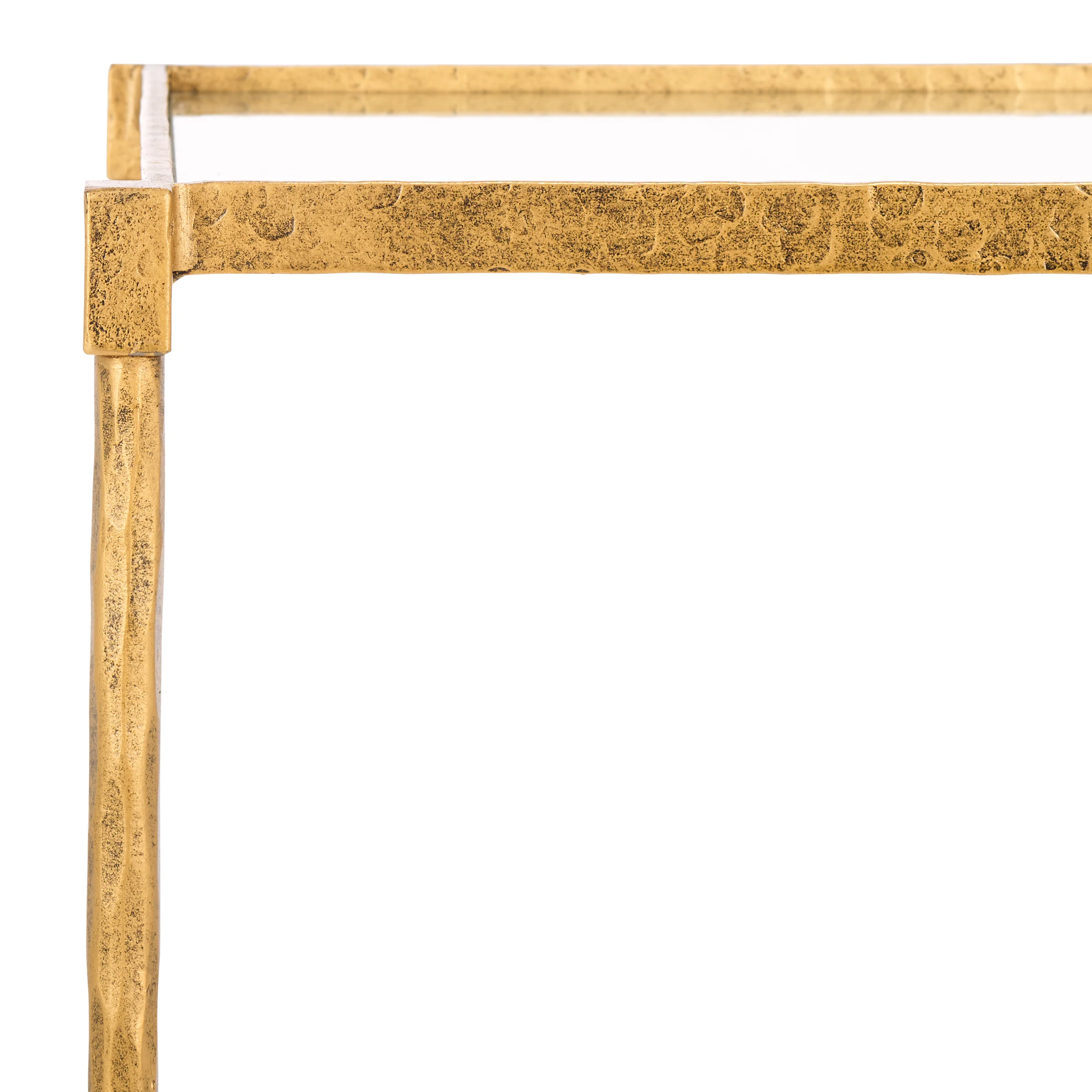 Isabellina Metal And Glass Bar Cart - Image 5
