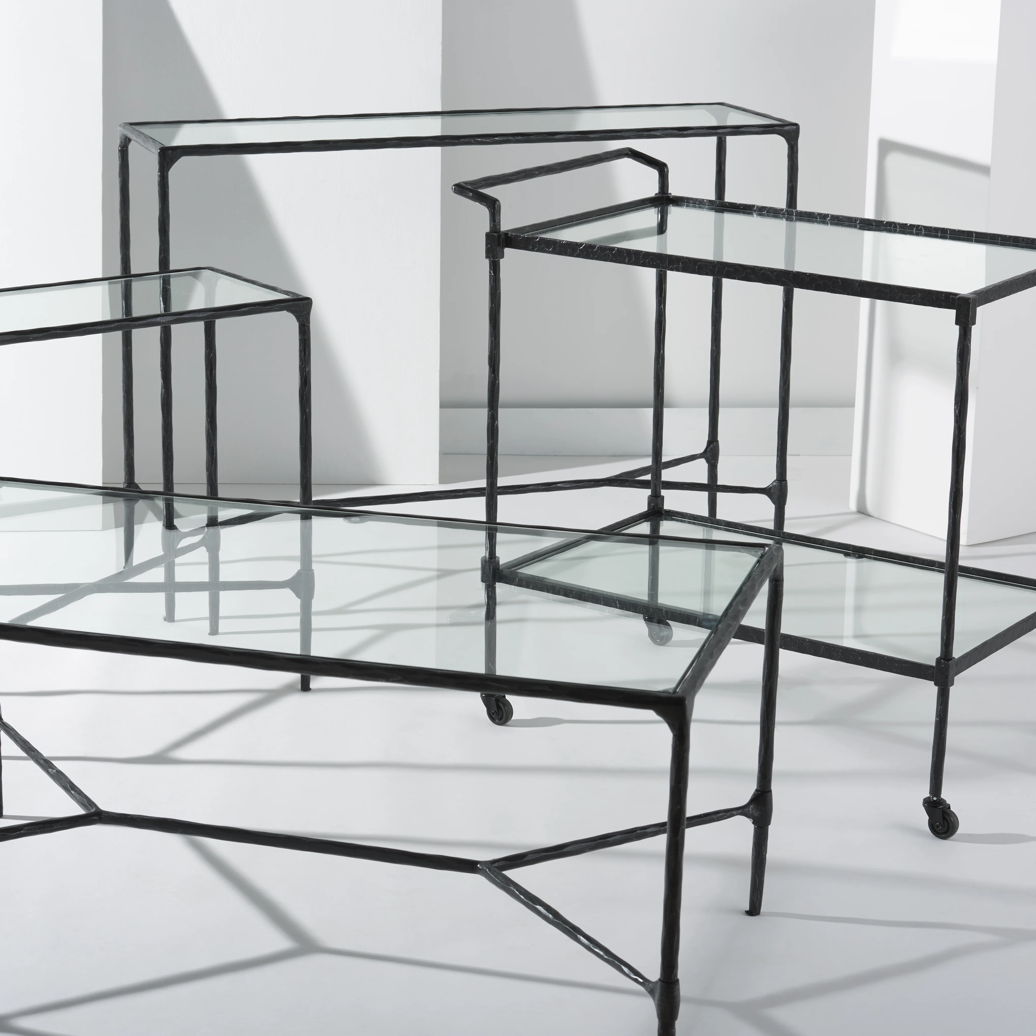Isabellina Metal And Glass Console Table - Image 20