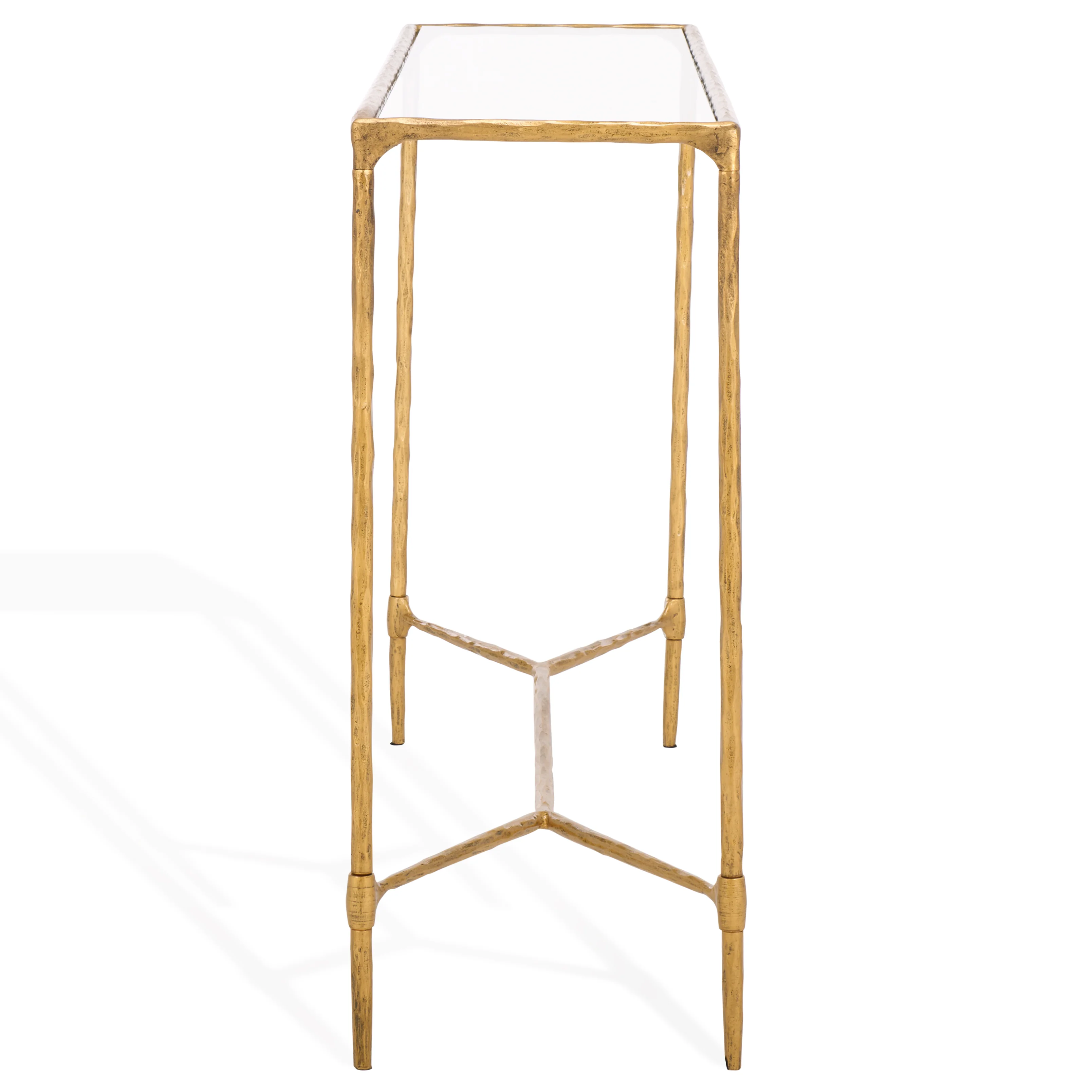 Isabellina Metal And Glass Console Table - Image 7