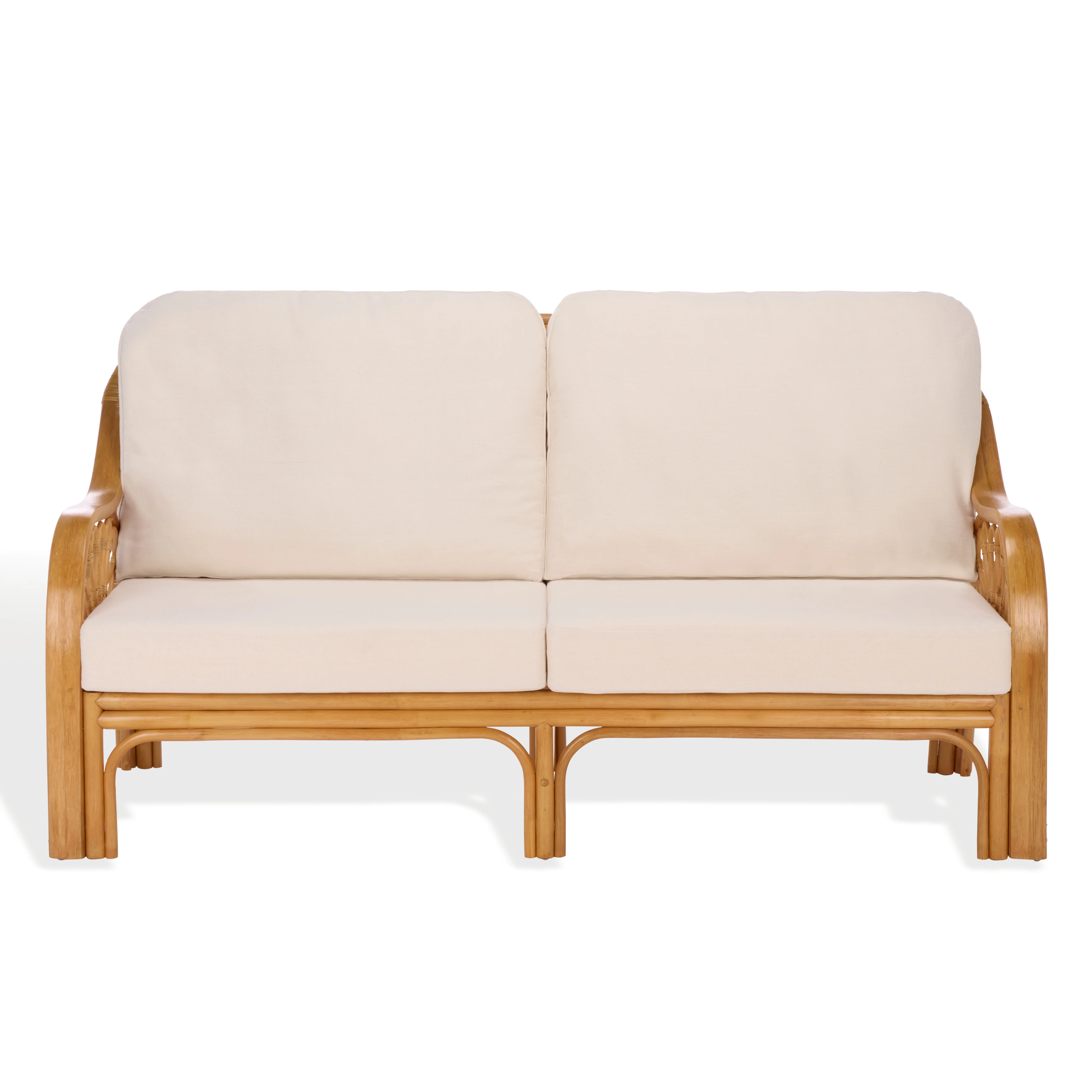Isaias Rattan Loveseat