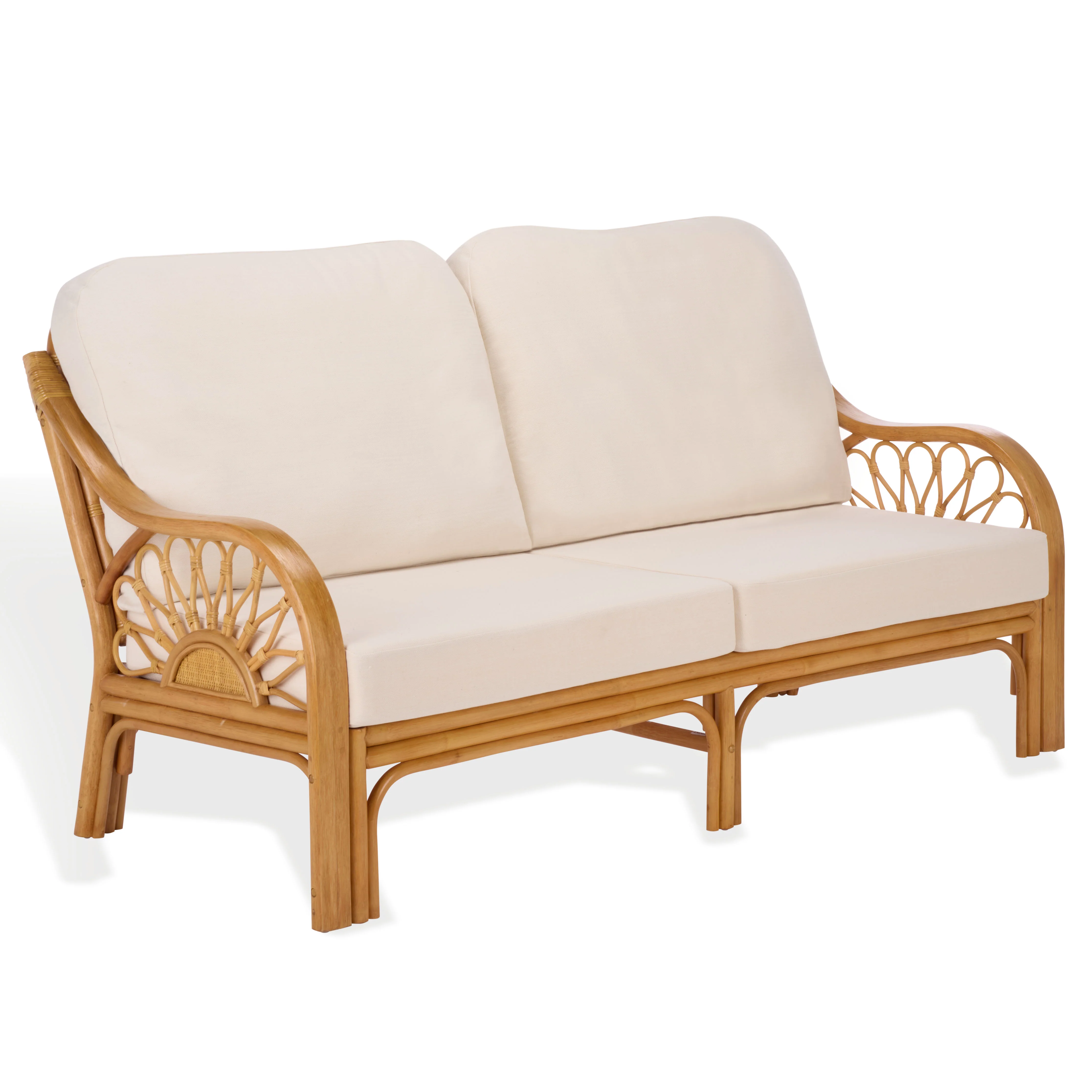 Isaias Rattan Loveseat - Image 3