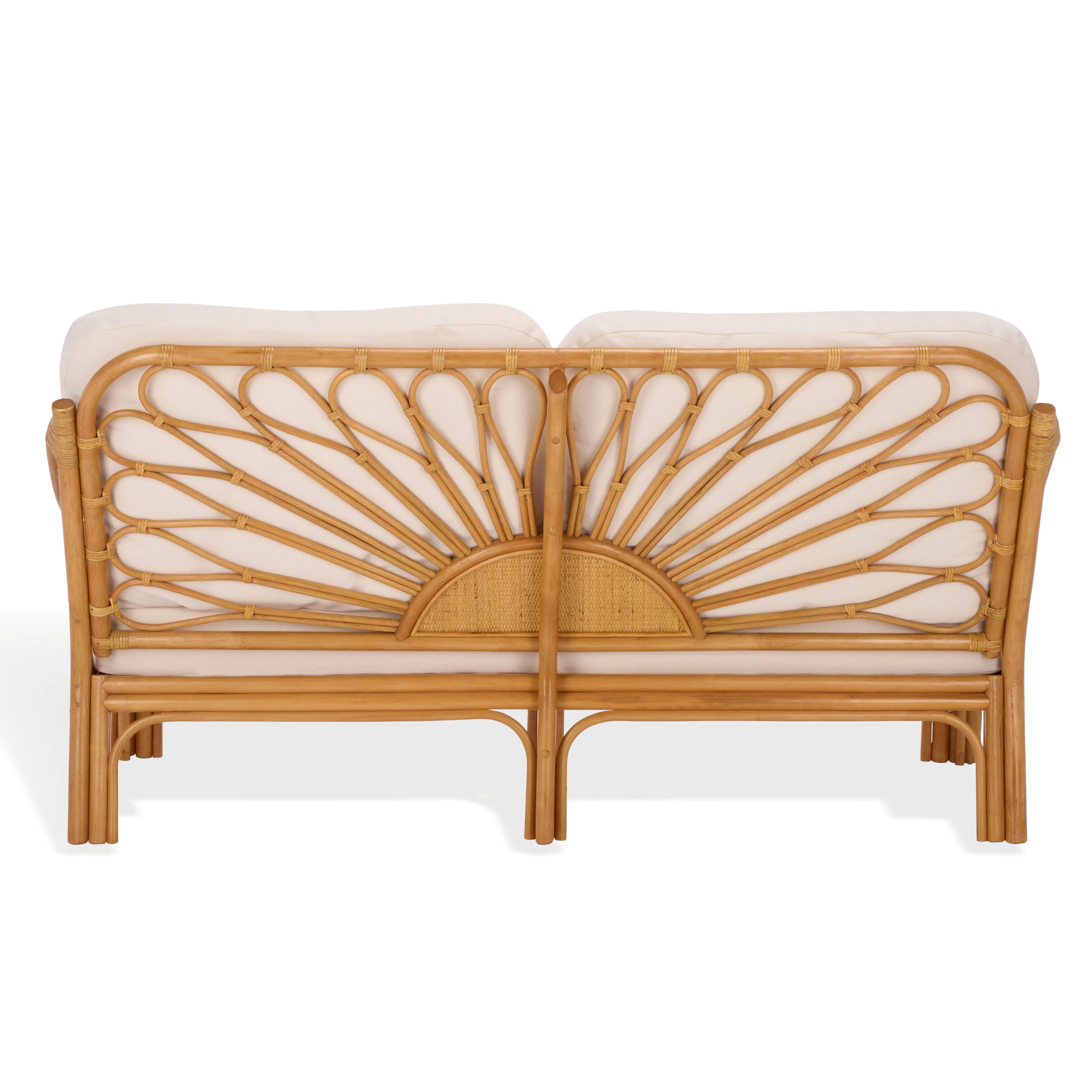 Isaias Rattan Loveseat - Image 4