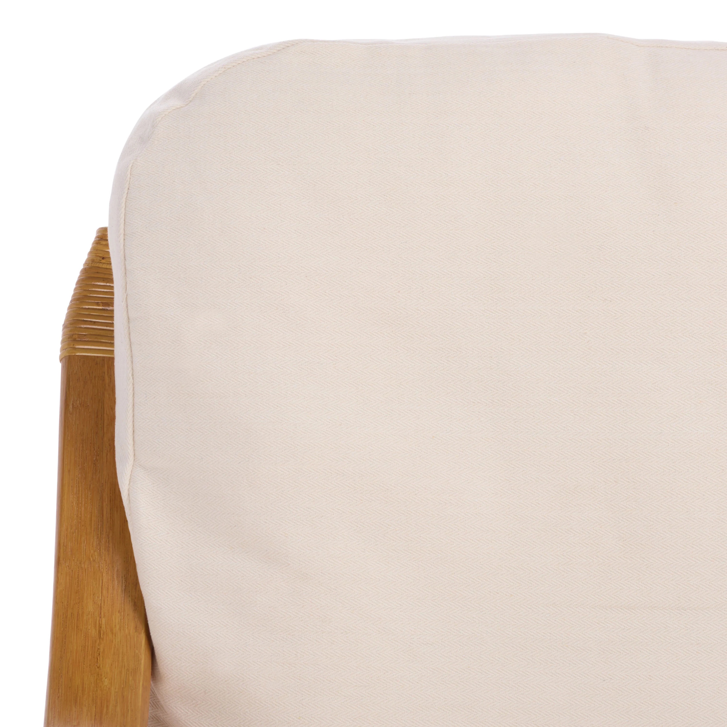Isaias Rattan Loveseat - Image 5