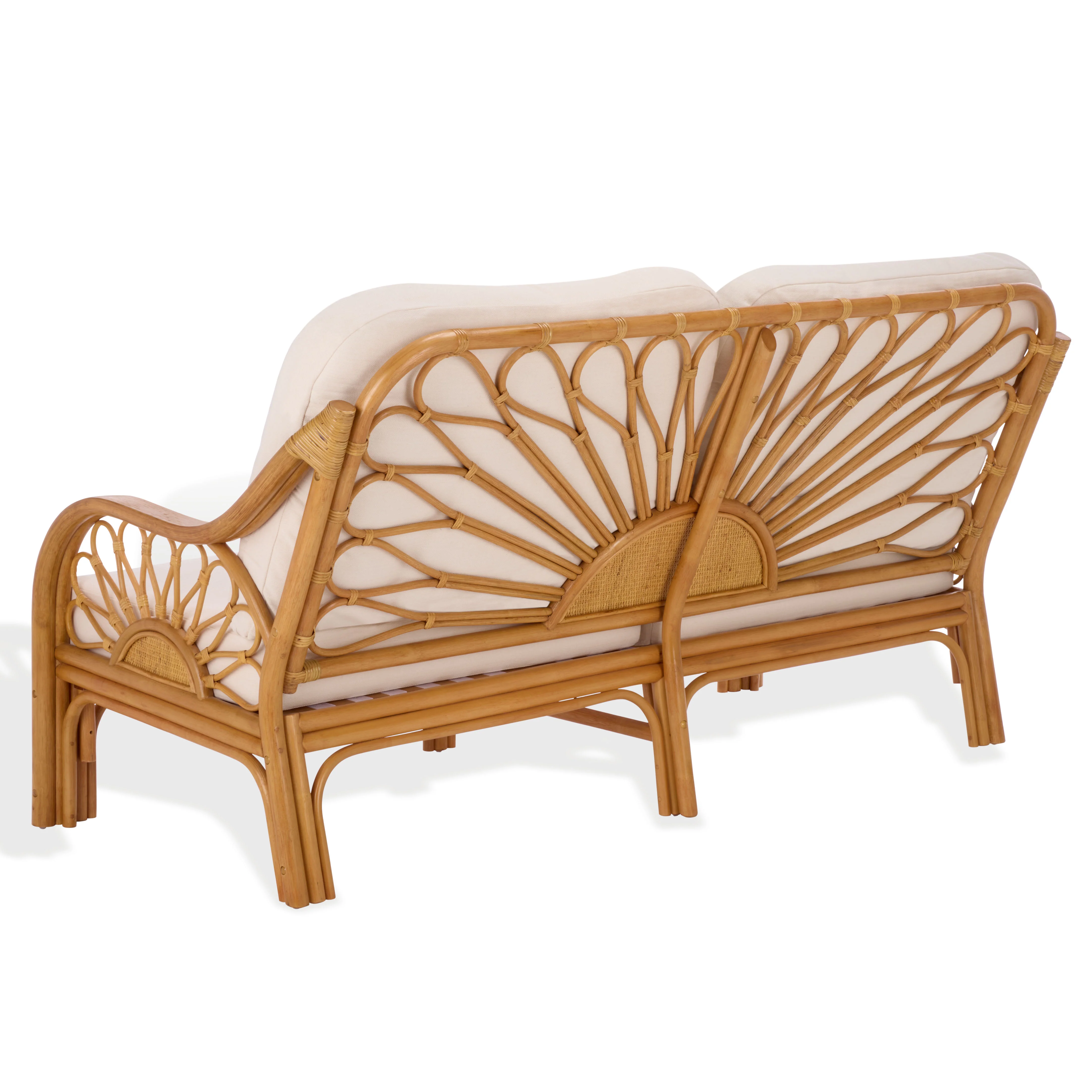 Isaias Rattan Loveseat - Image 9