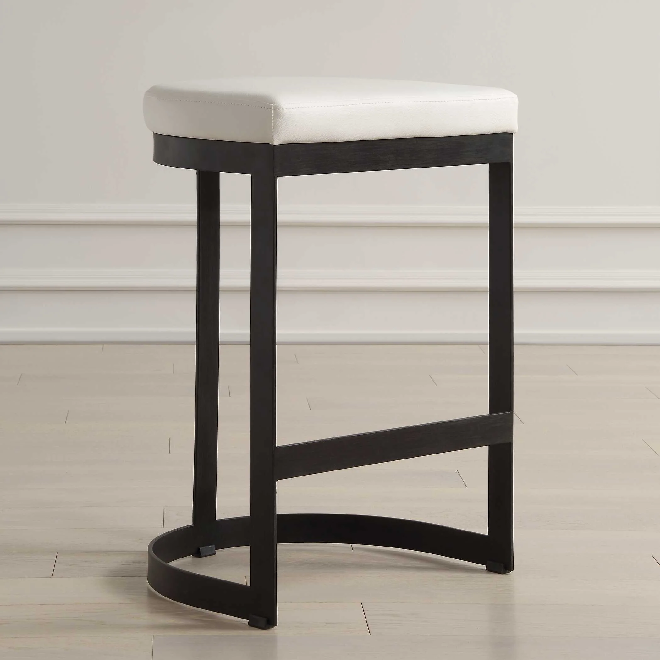 Ivanna White Counter Stool - Image 2