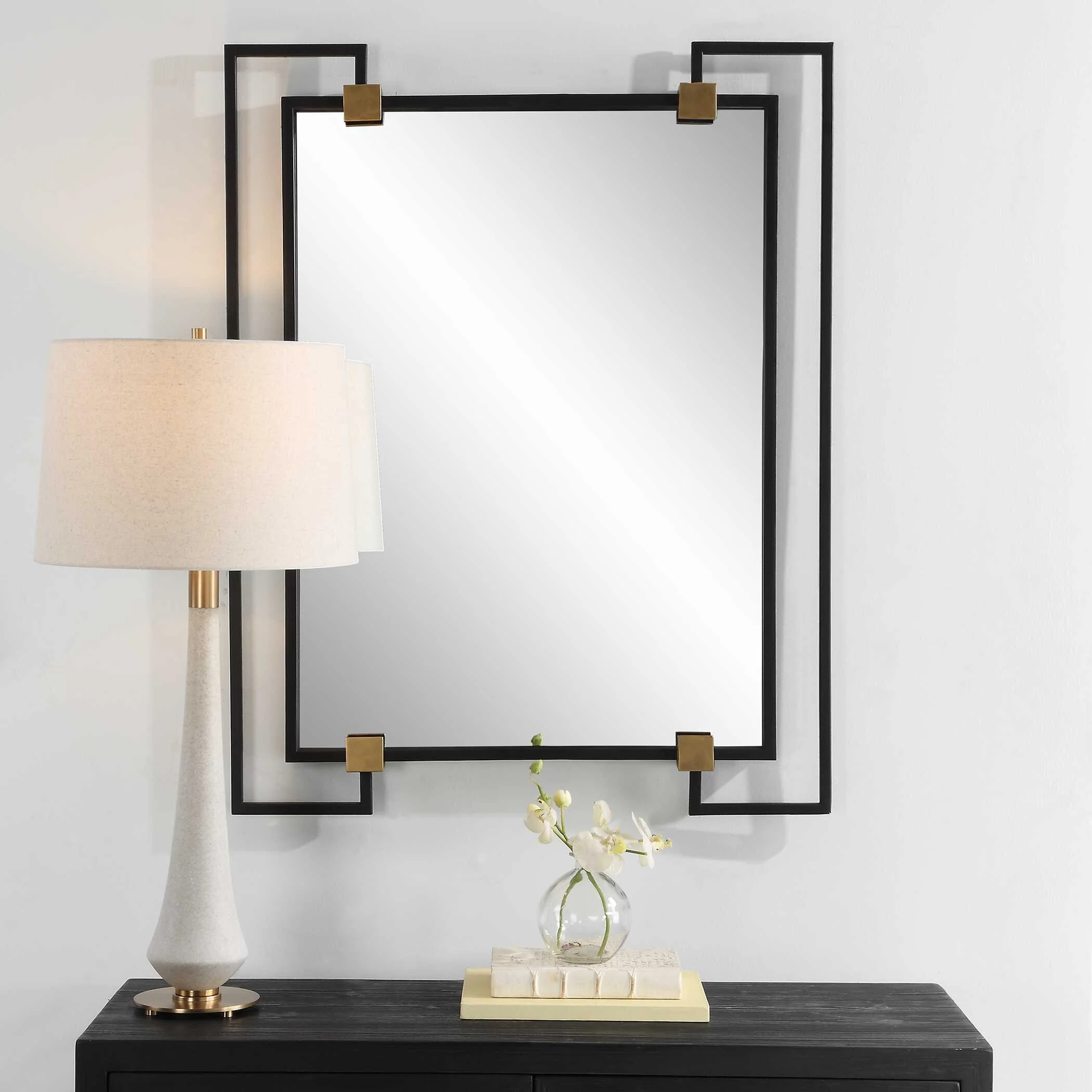 Ivey Rectangle Industrial Mirror - Image 3