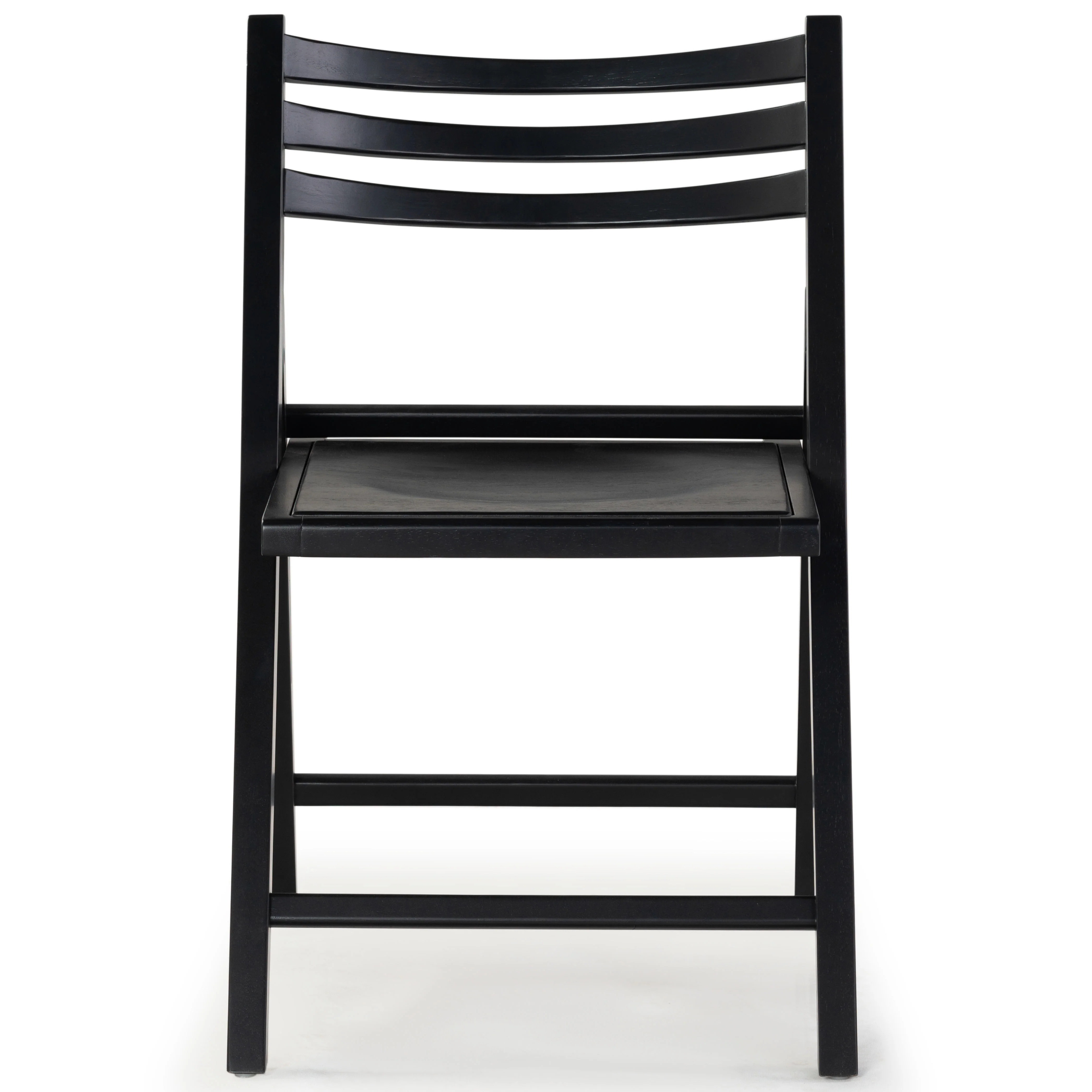 Jacie Wood Seat Folding Chair - Set of 2