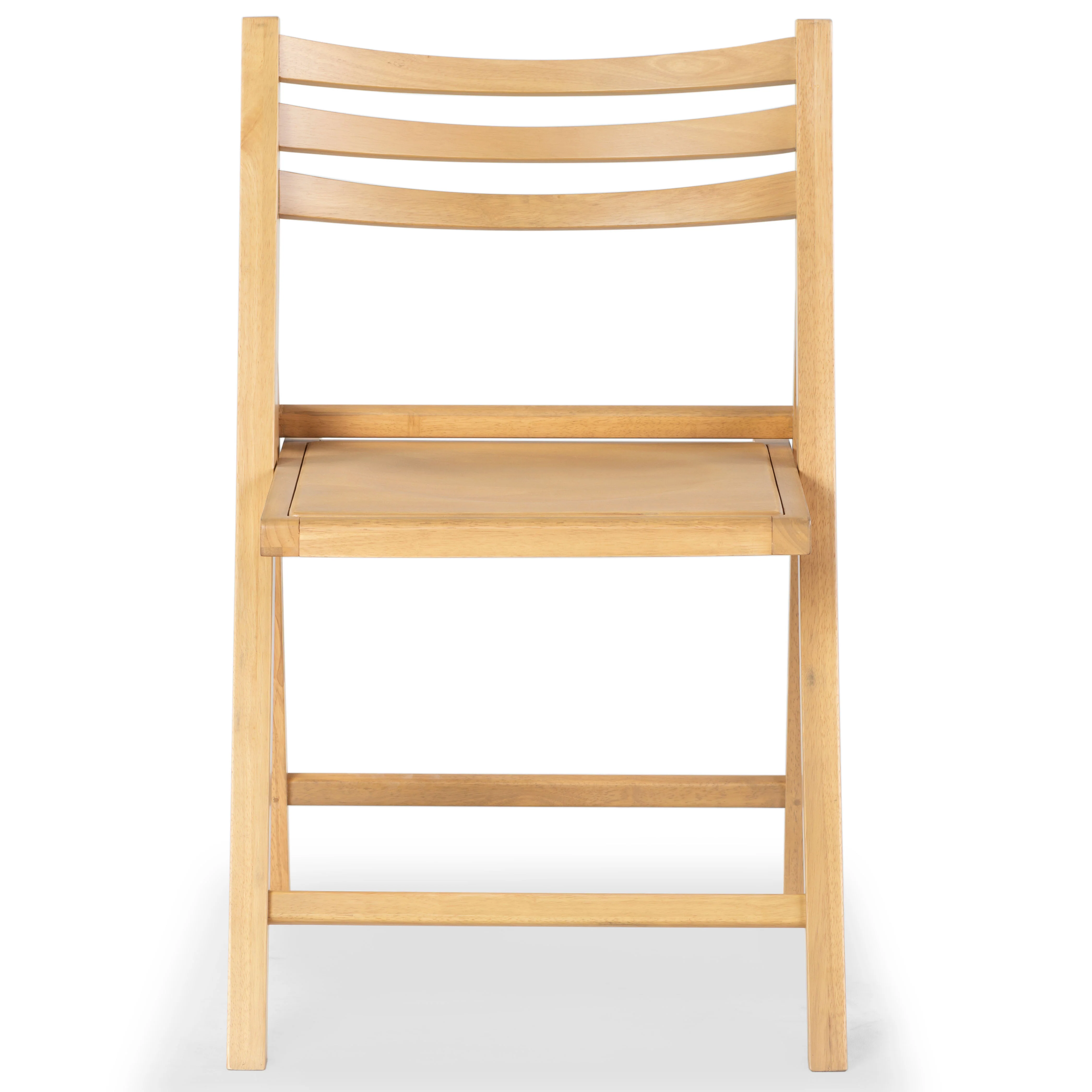 Jacie Wood Seat Folding Chair - Set of 2 - Image 14