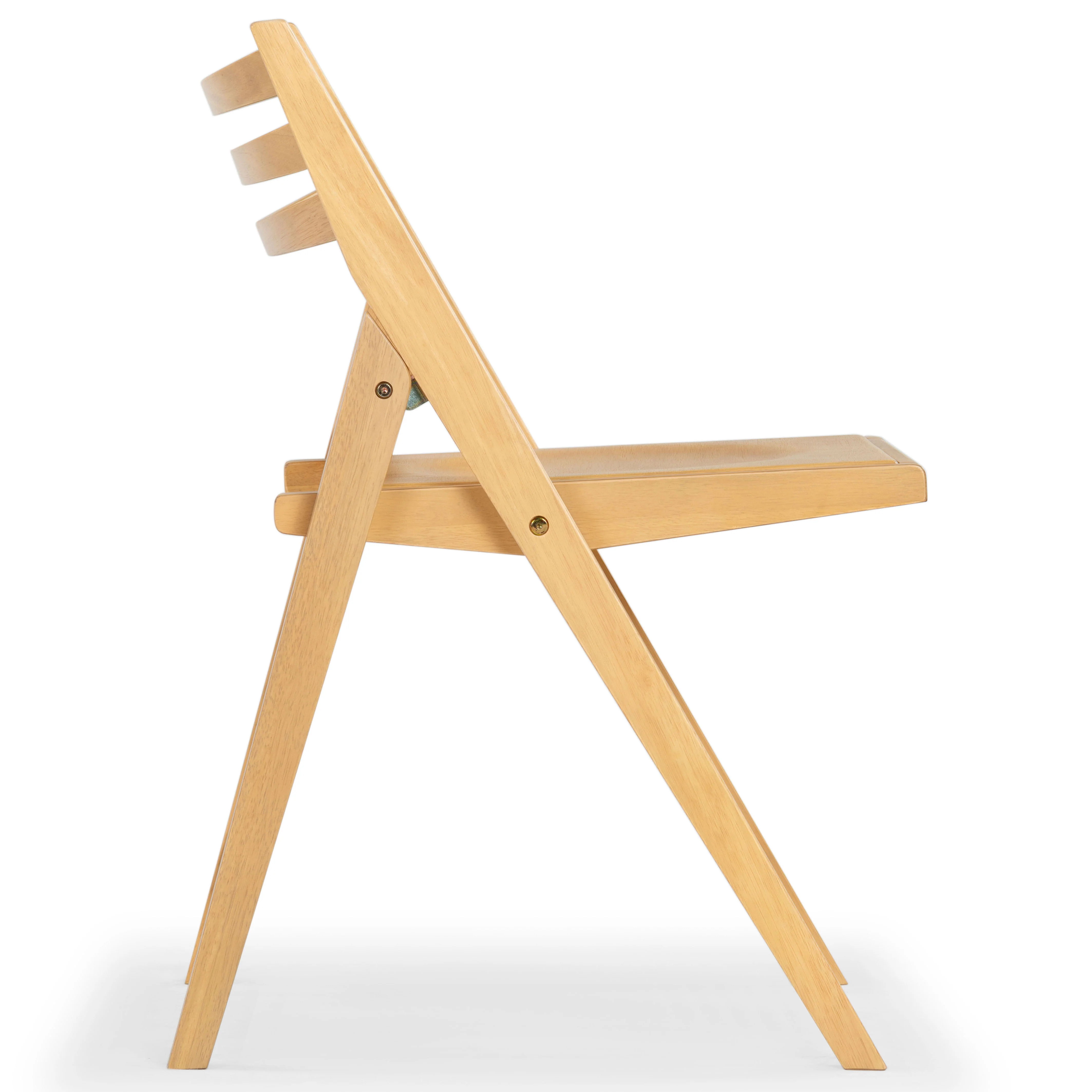 Jacie Wood Seat Folding Chair - Set of 2 - Image 24
