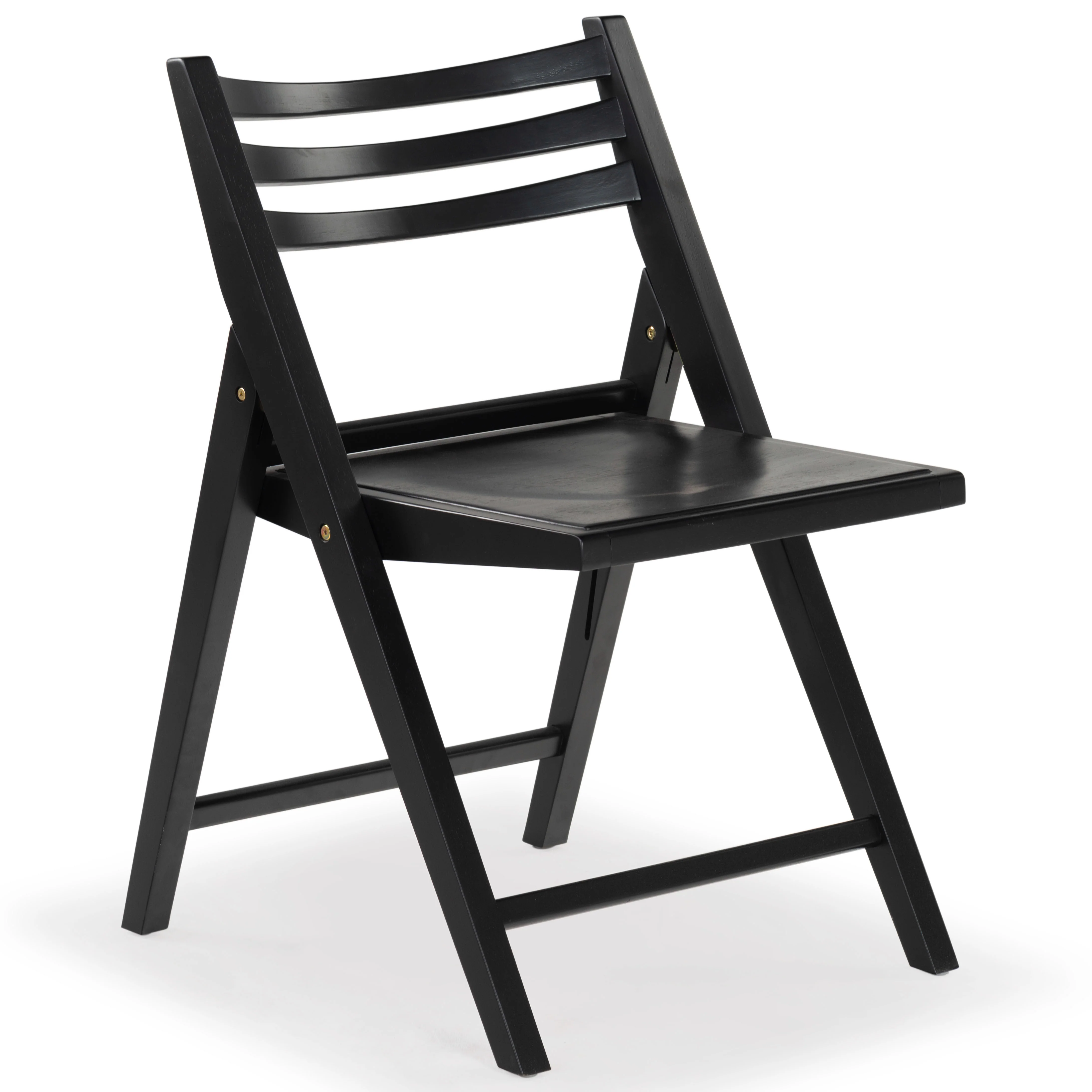 Jacie Wood Seat Folding Chair - Set of 2 - Image 4
