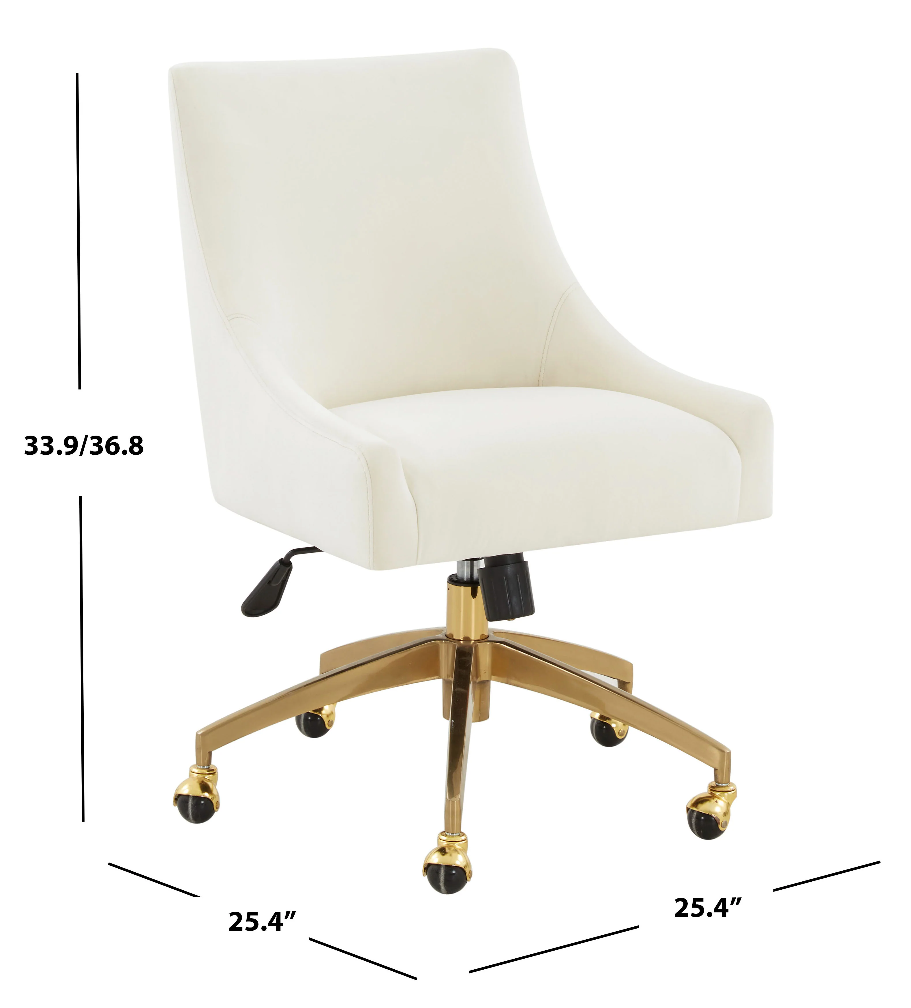 Jakob Adjustable Swivel Desk Chair - Image 7