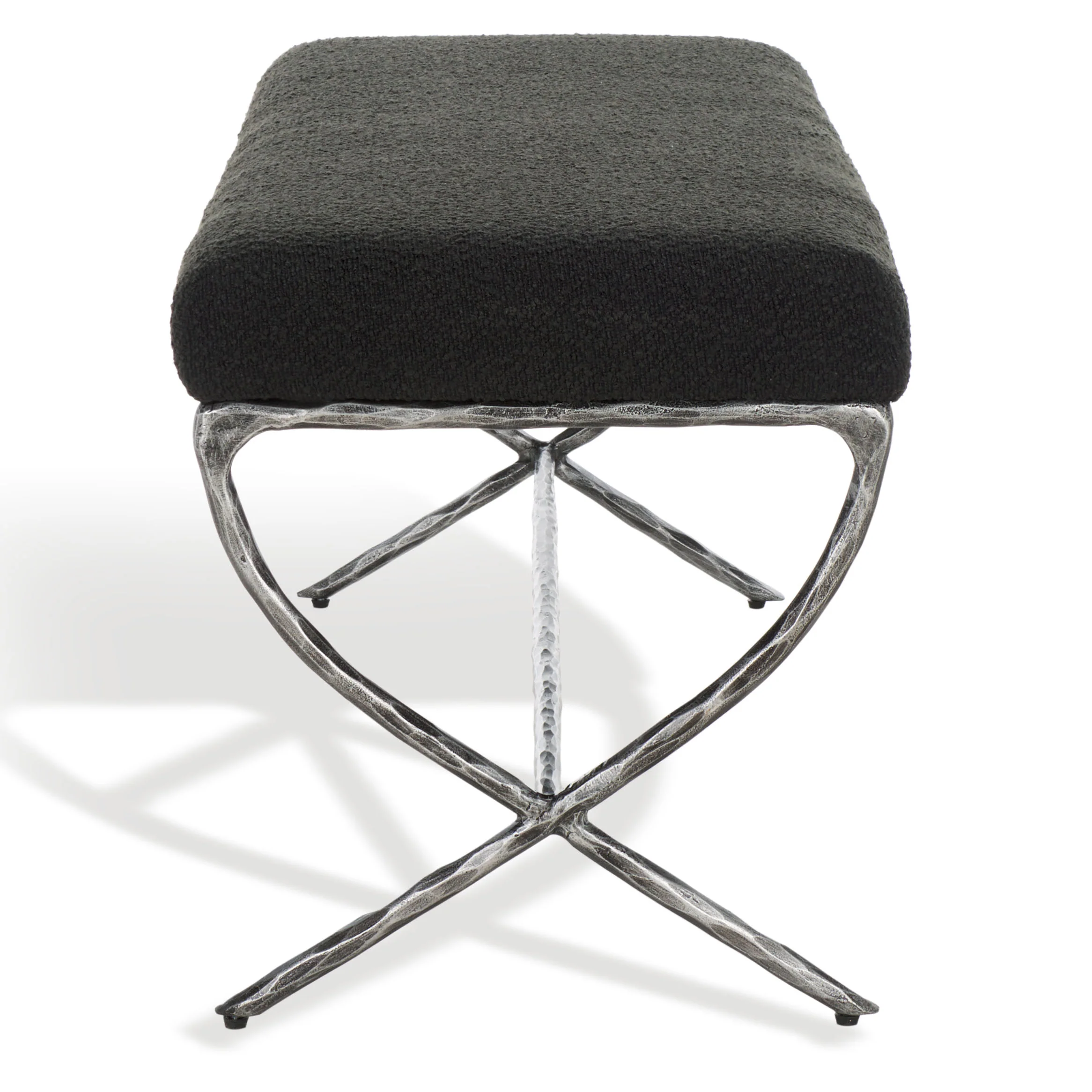 Janeen Boucle and Metal Bench - Image 17