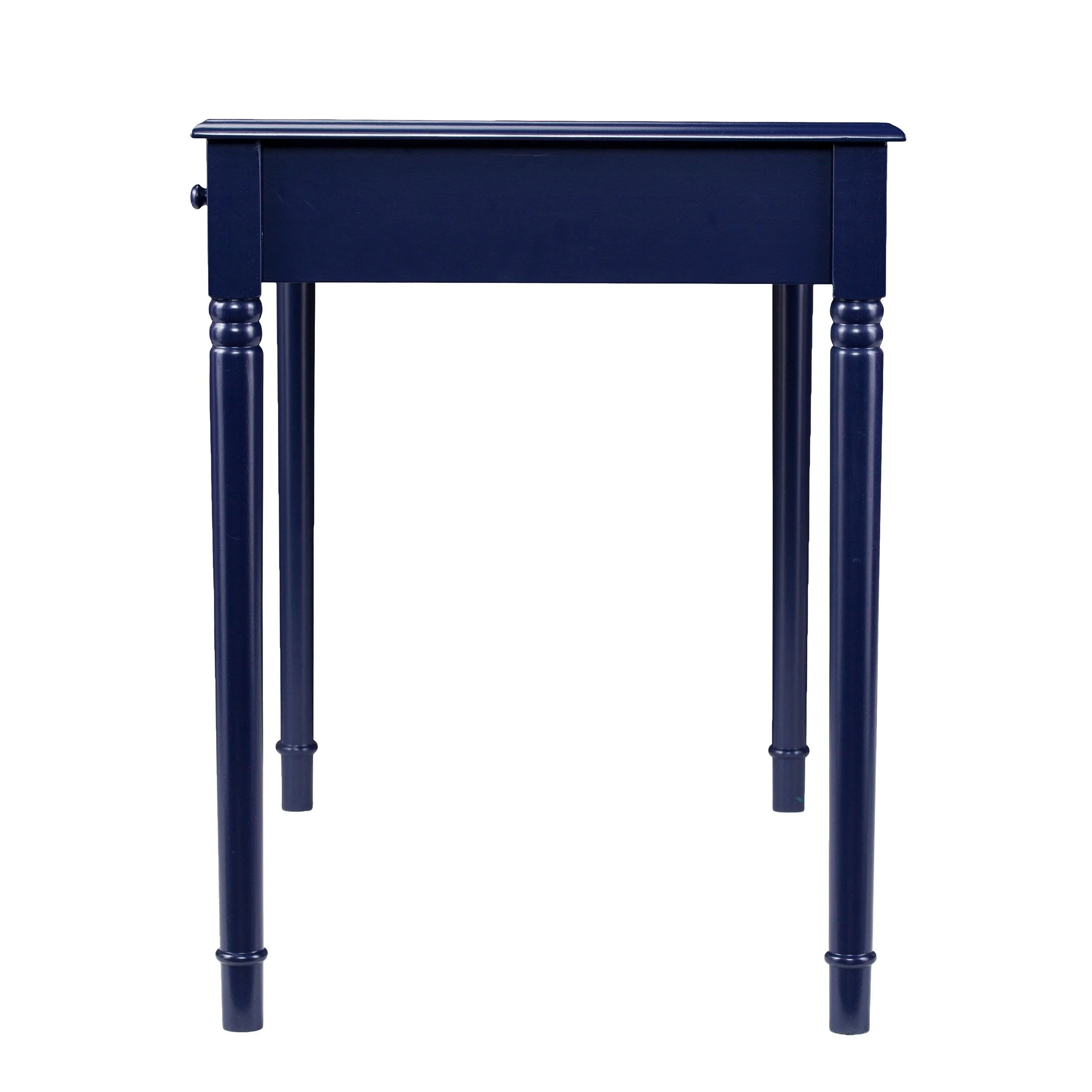 Janice Farmhouse 2-Drawer Writing Desk - Navy - Image 4