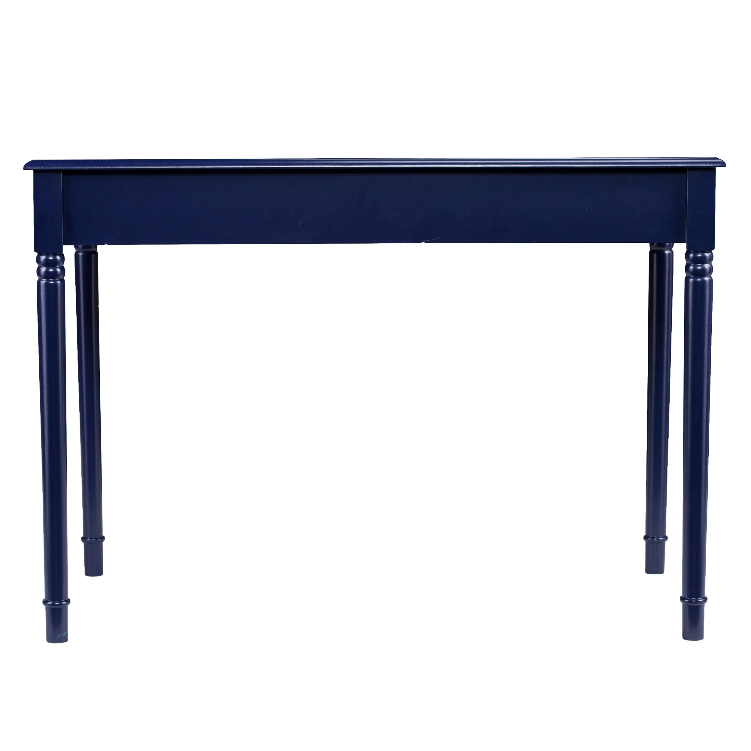 Janice Farmhouse 2-Drawer Writing Desk - Navy - Image 6