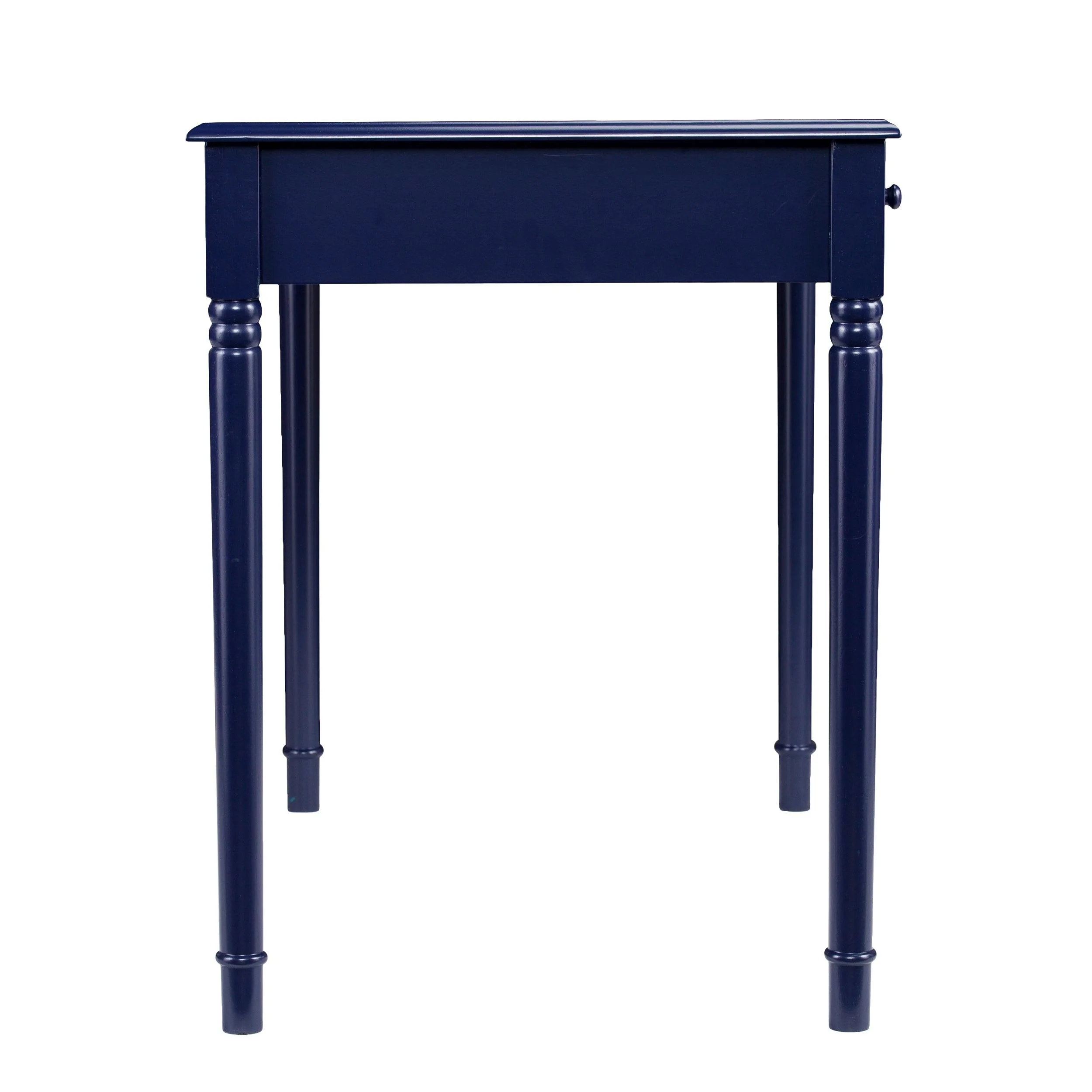Janice Farmhouse 2-Drawer Writing Desk - Navy - Image 7