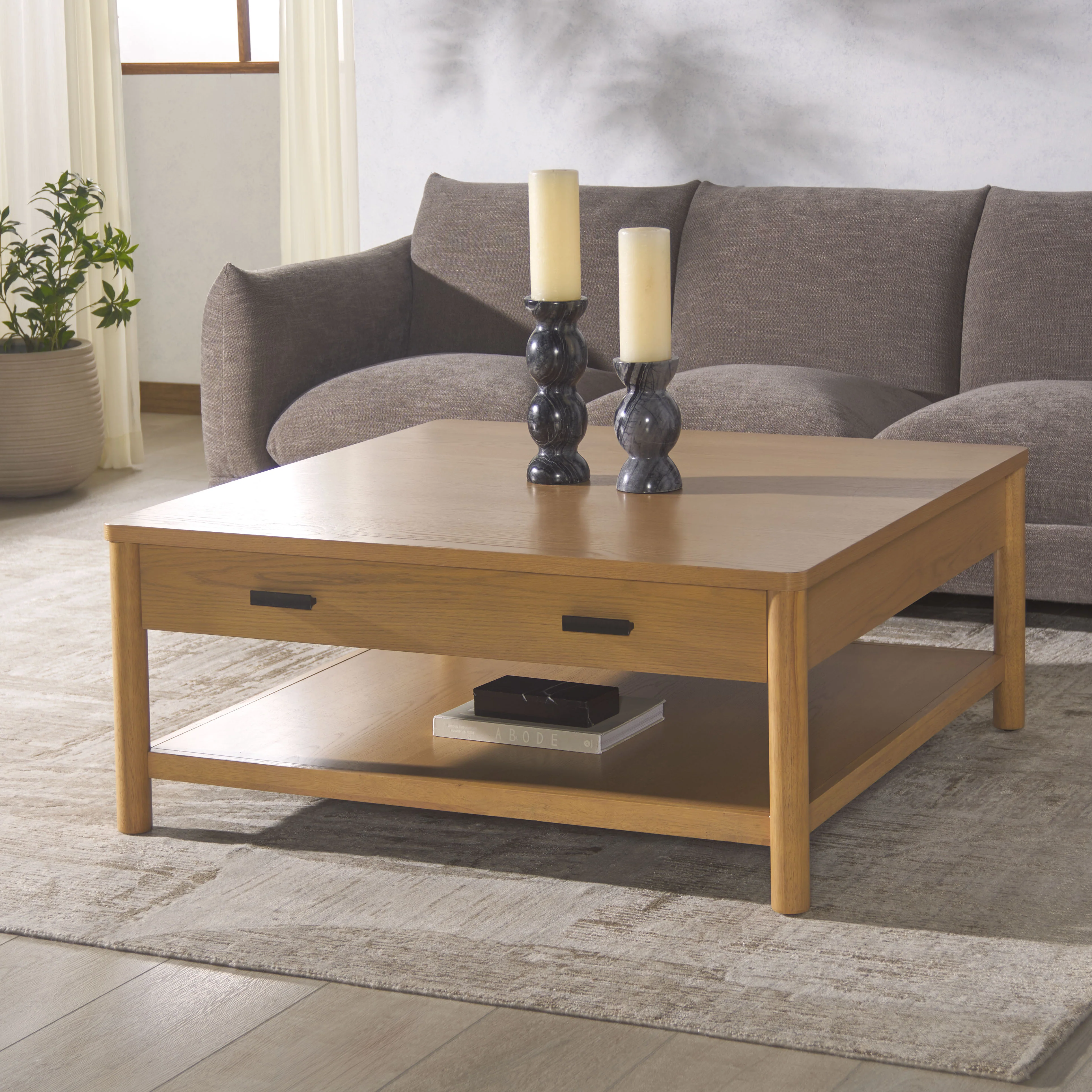 Jaylessa Wood 1 Drawer Coffee Table - Image 7