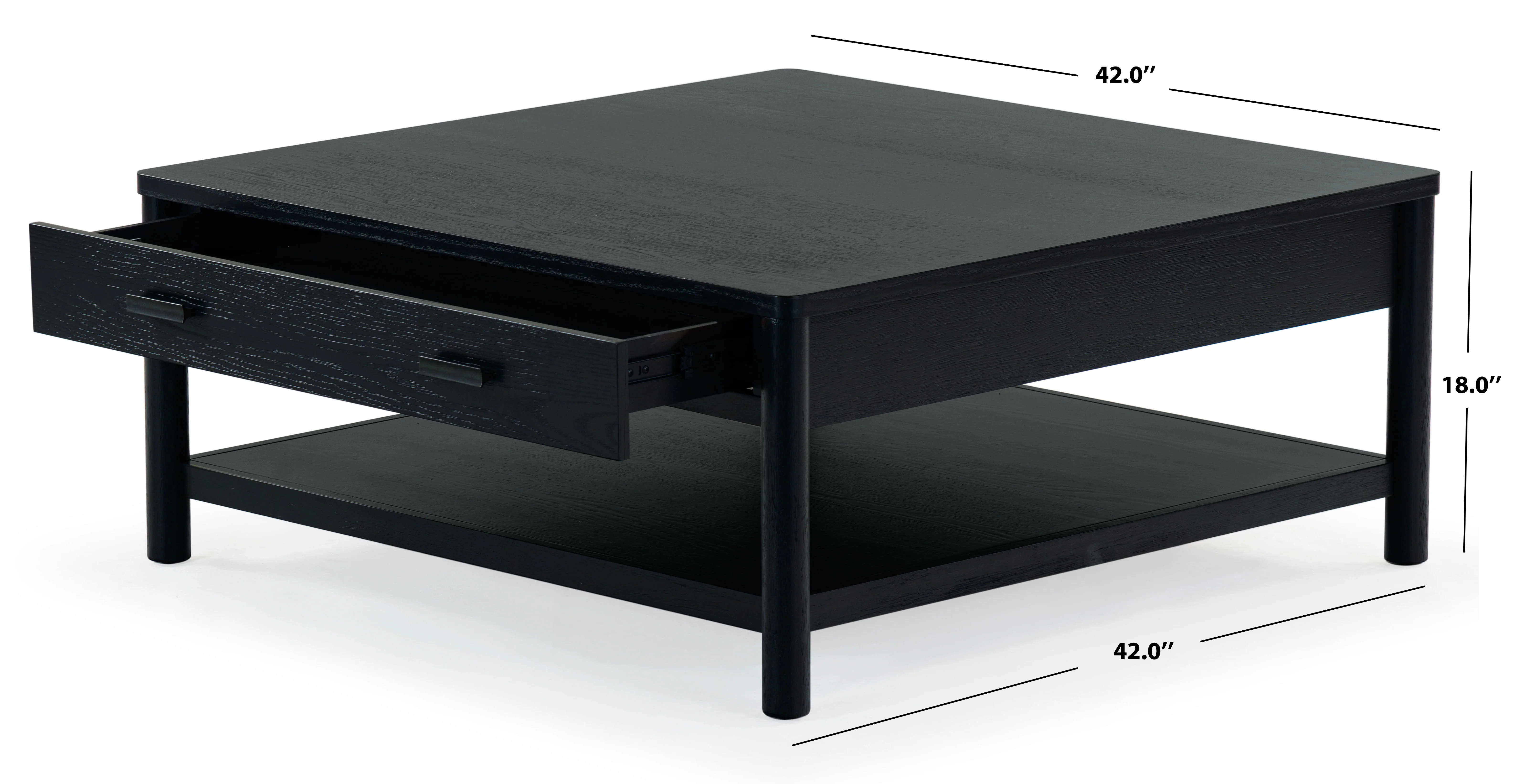 Jaylessa Wood 1 Drawer Coffee Table - Image 8