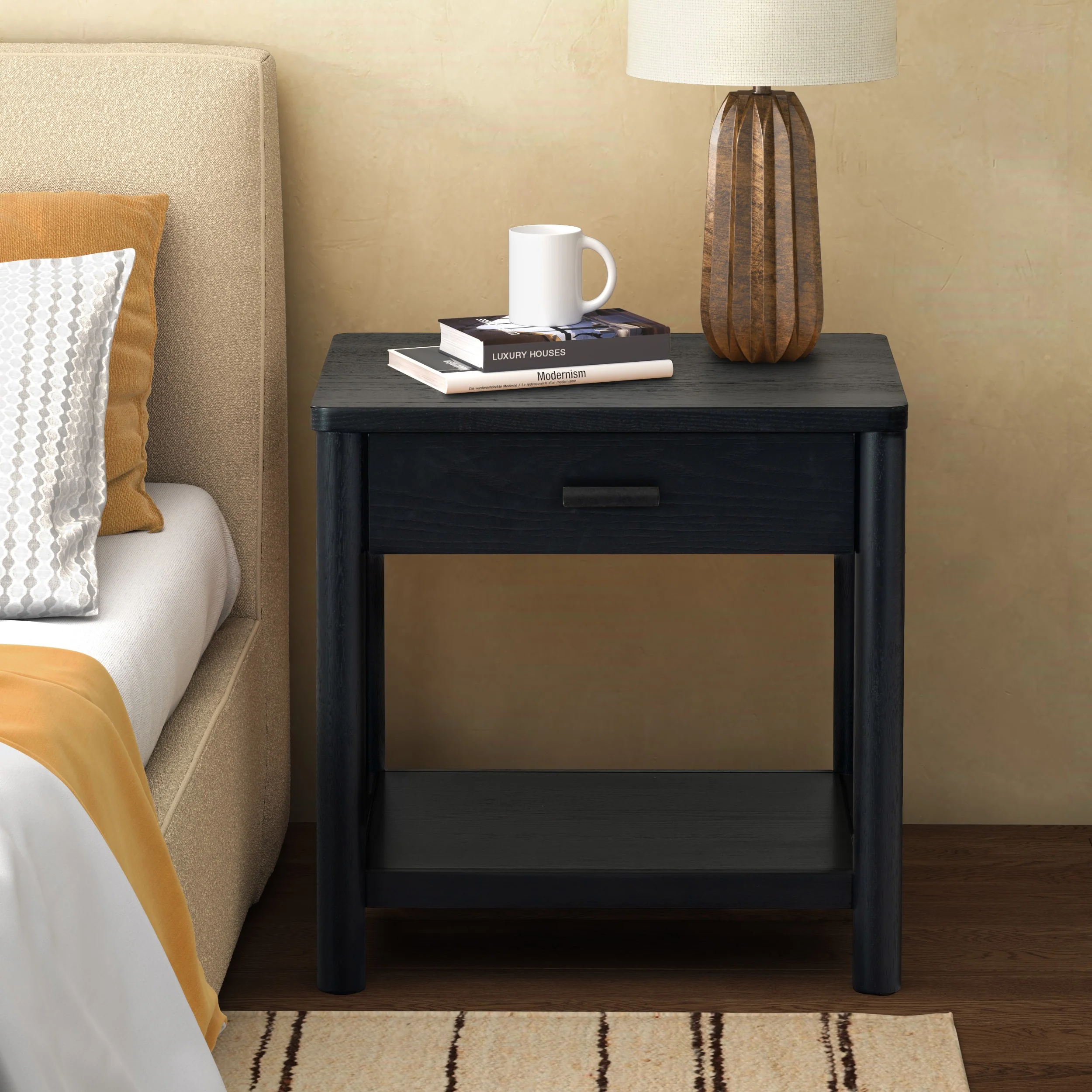 Jaylessa Wood 1 Drawer End Table - Image 10